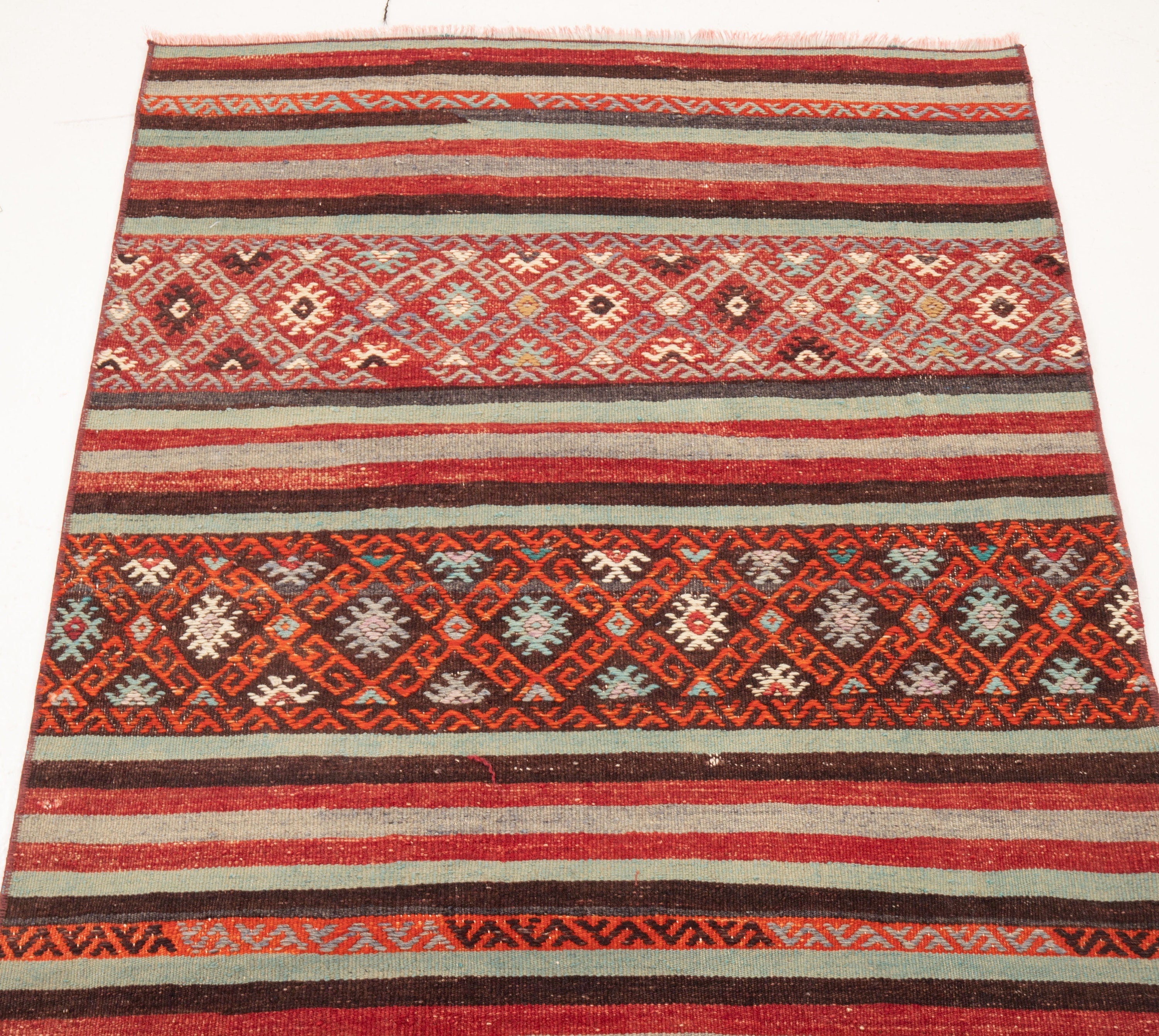 Vintage Turkish Kilim Runner