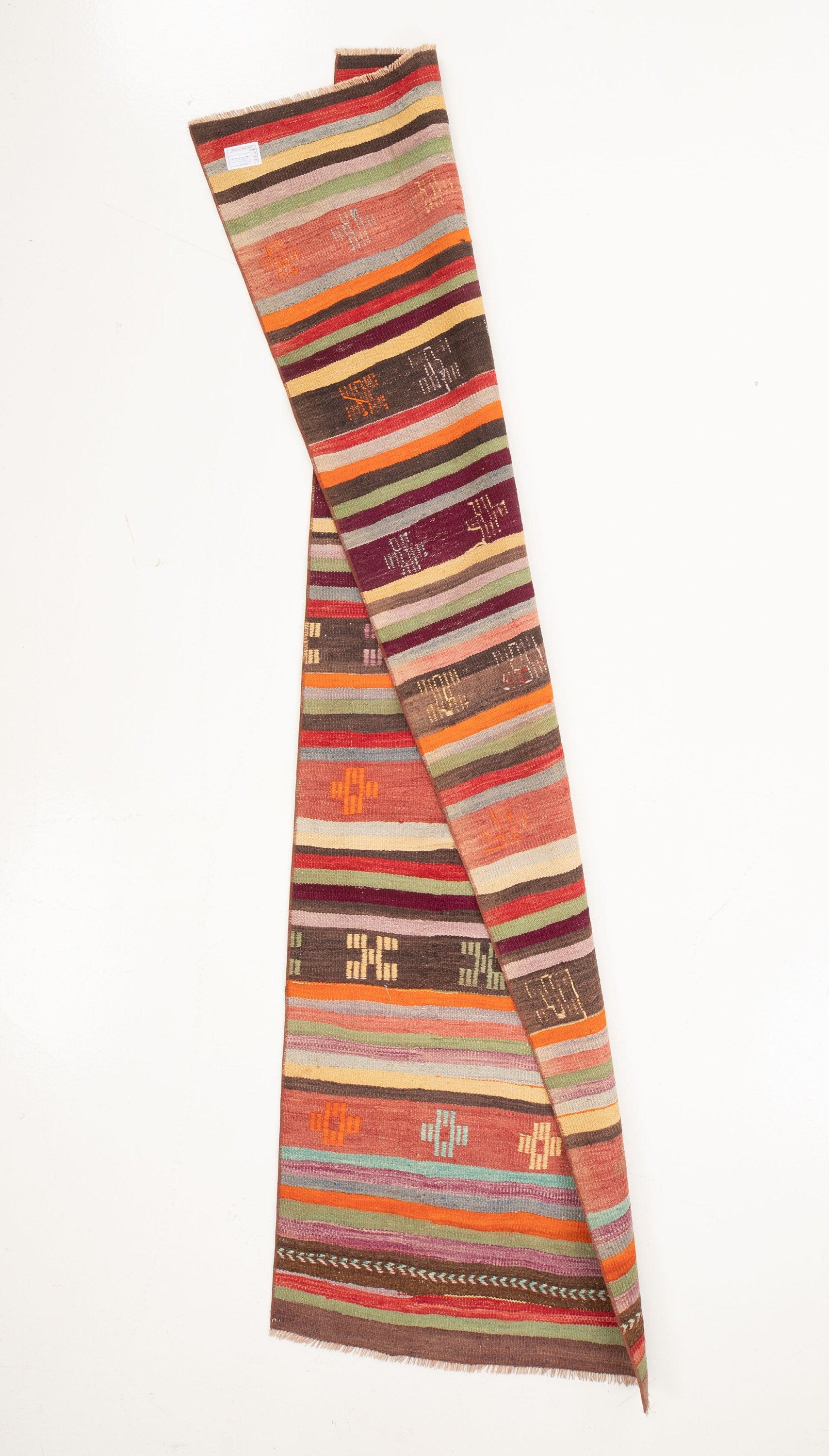 Vintage Turkish Kilim Runner
