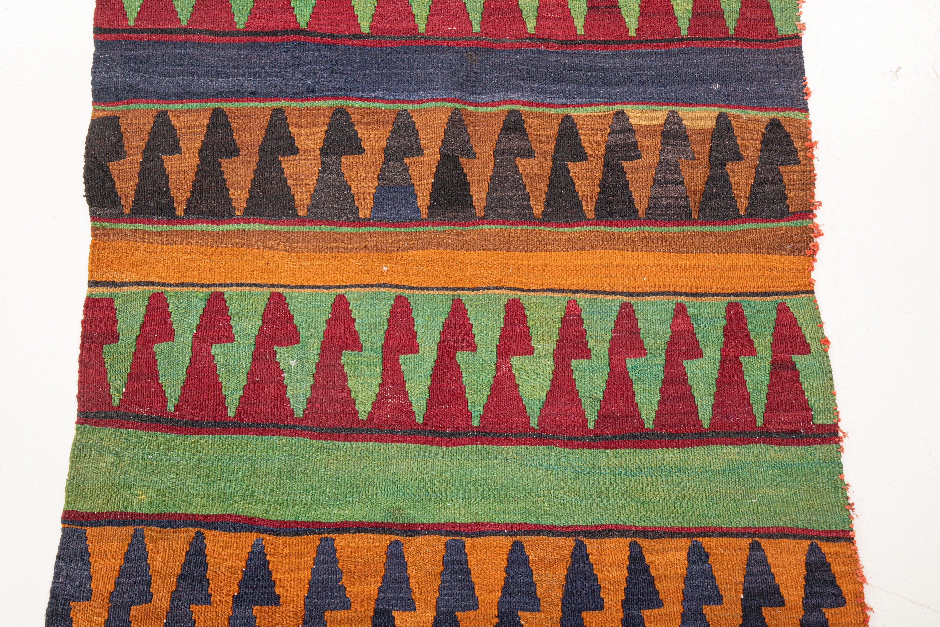 Vintage Turkish Kilim Runner