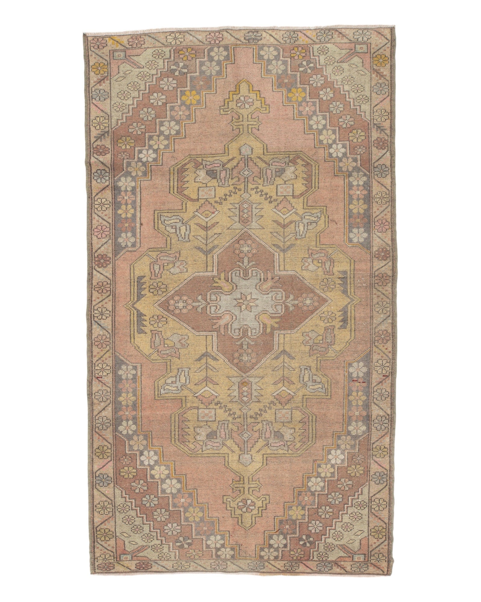 Vintage Turkish Village Rug