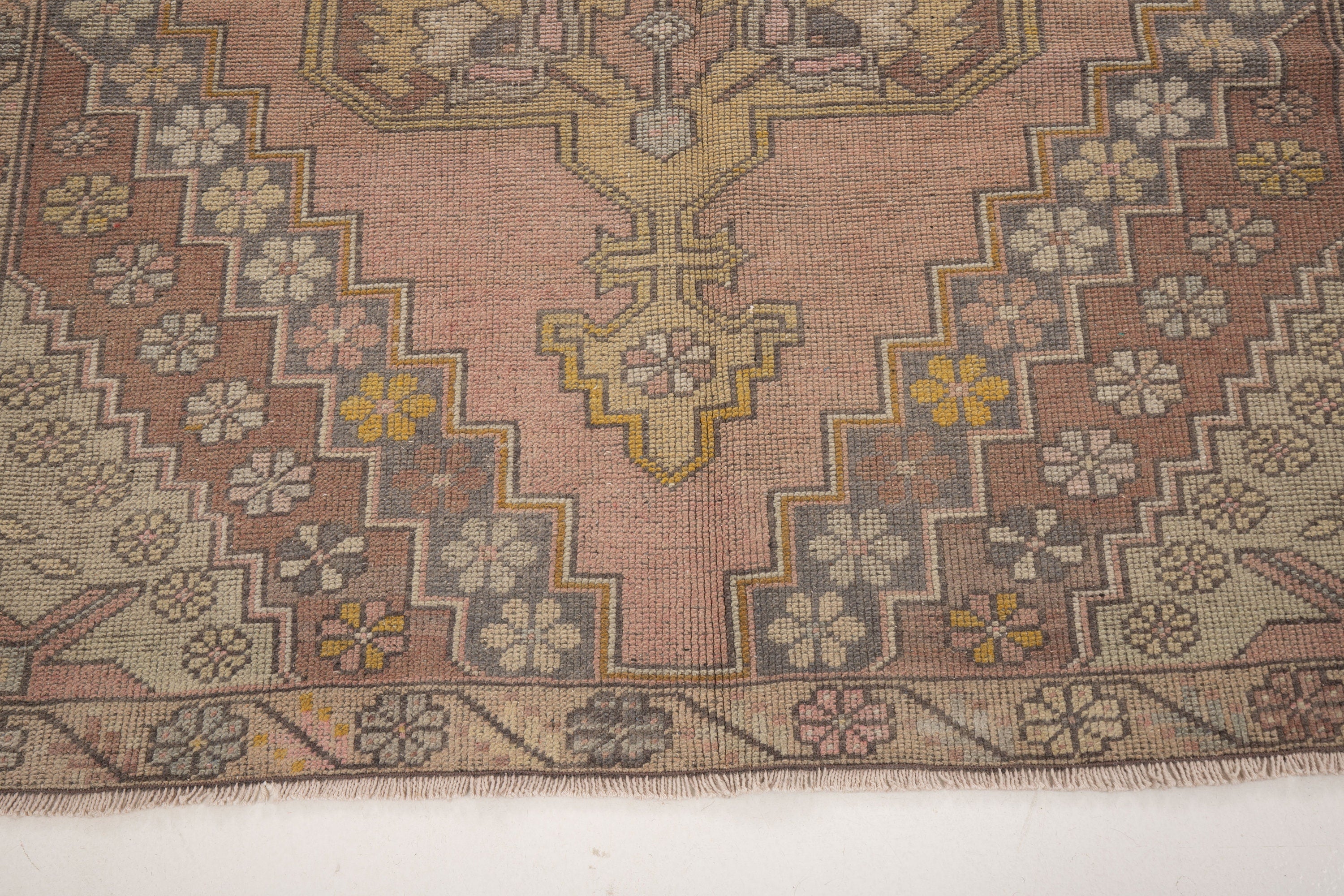 Vintage Turkish Village Rug