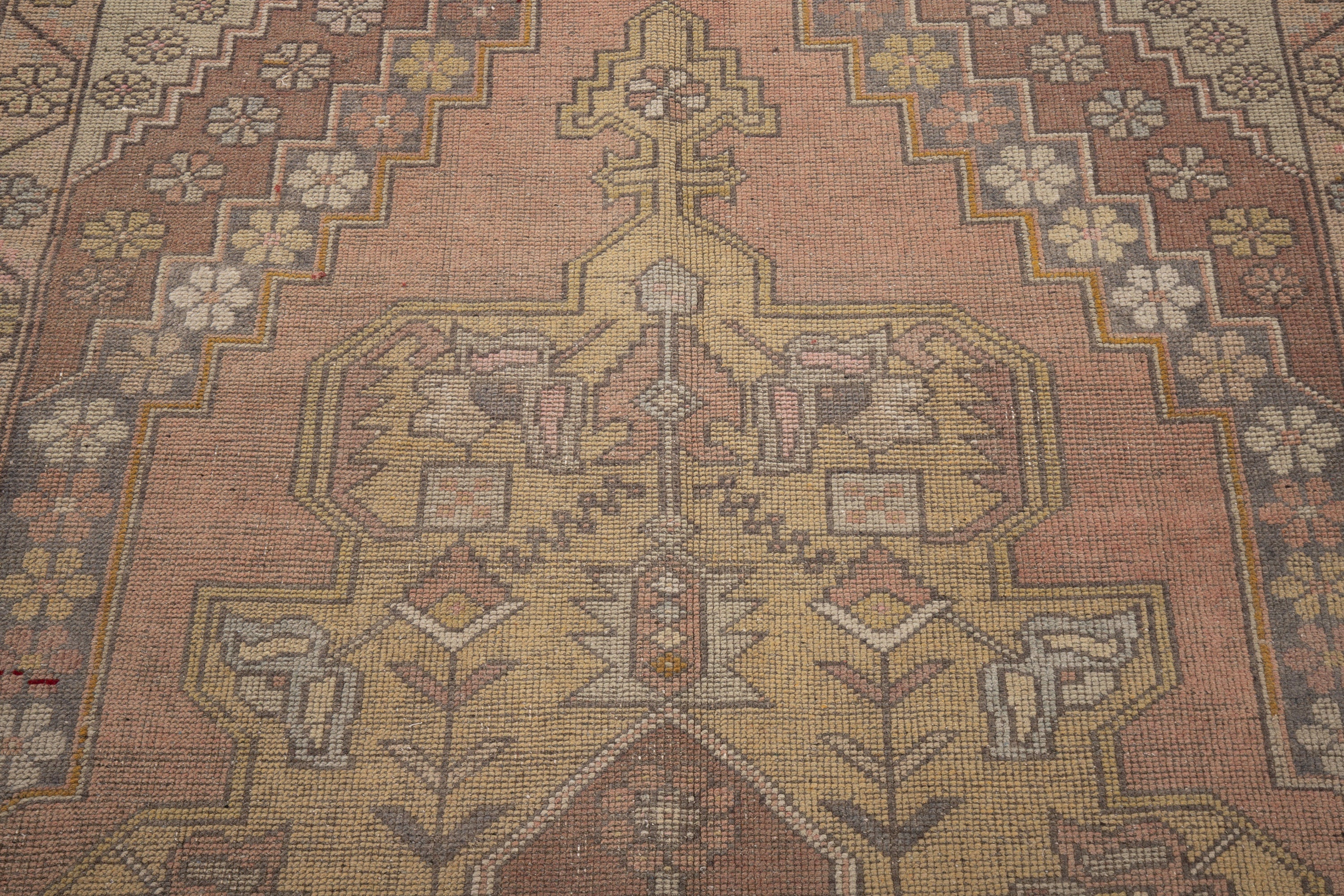 Vintage Turkish Village Rug
