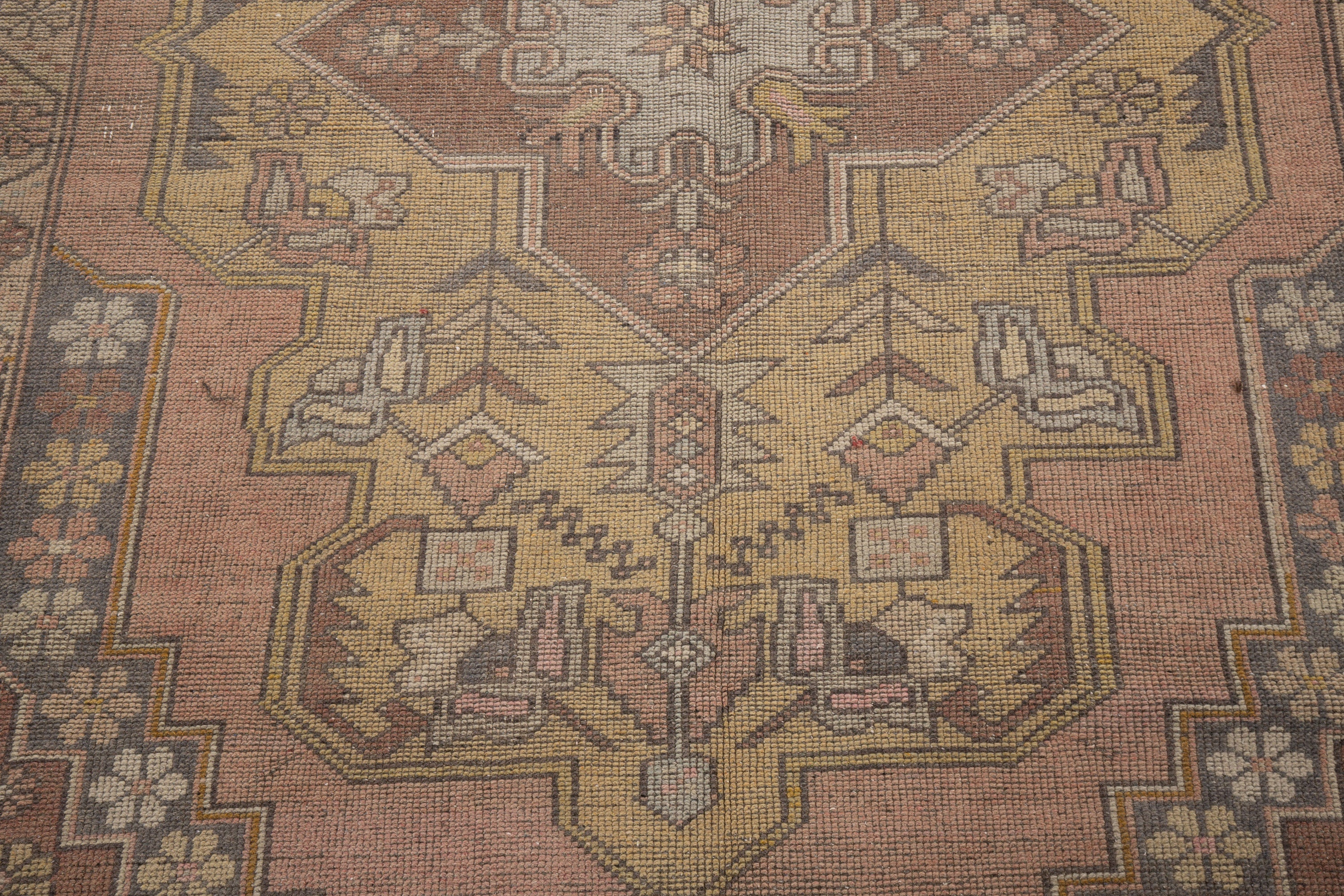 Vintage Turkish Village Rug