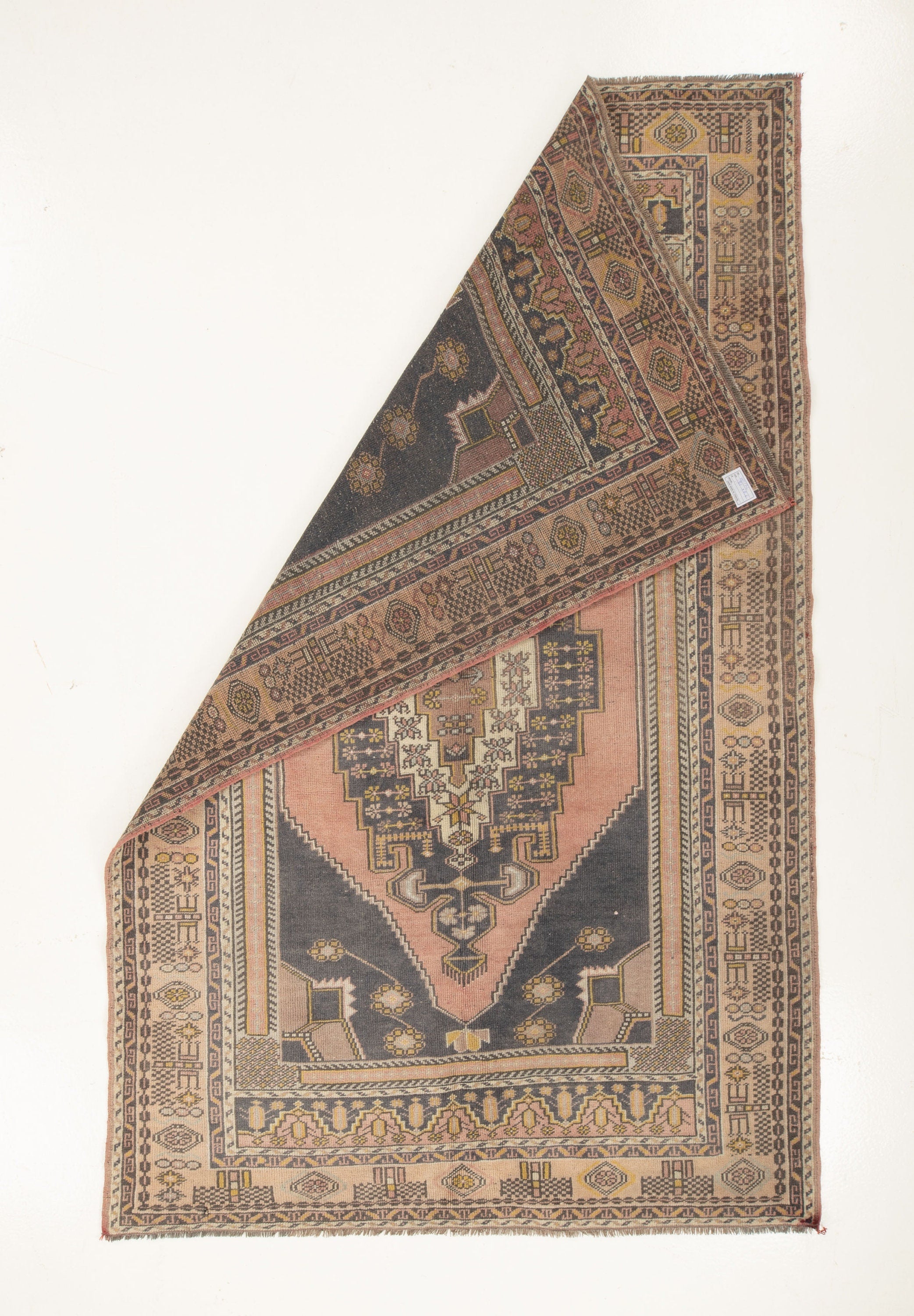 Vintage Turkish Village Rug