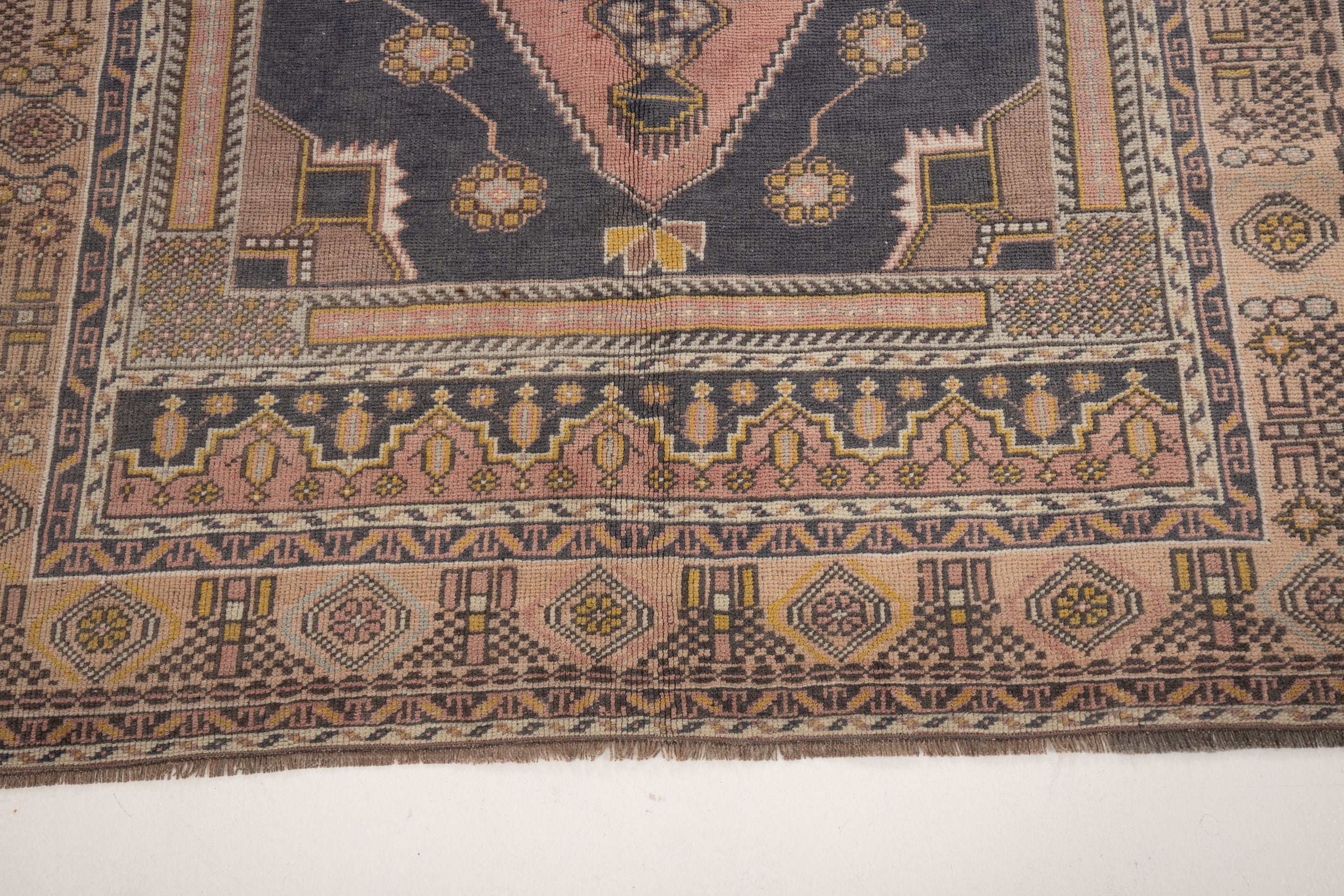 Vintage Turkish Village Rug