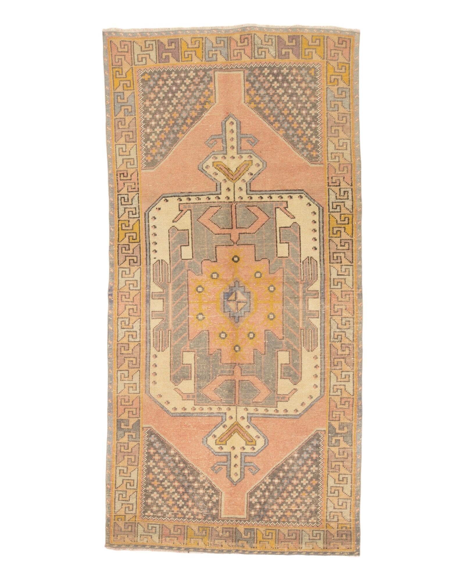 Vintage Turkish Village Rug