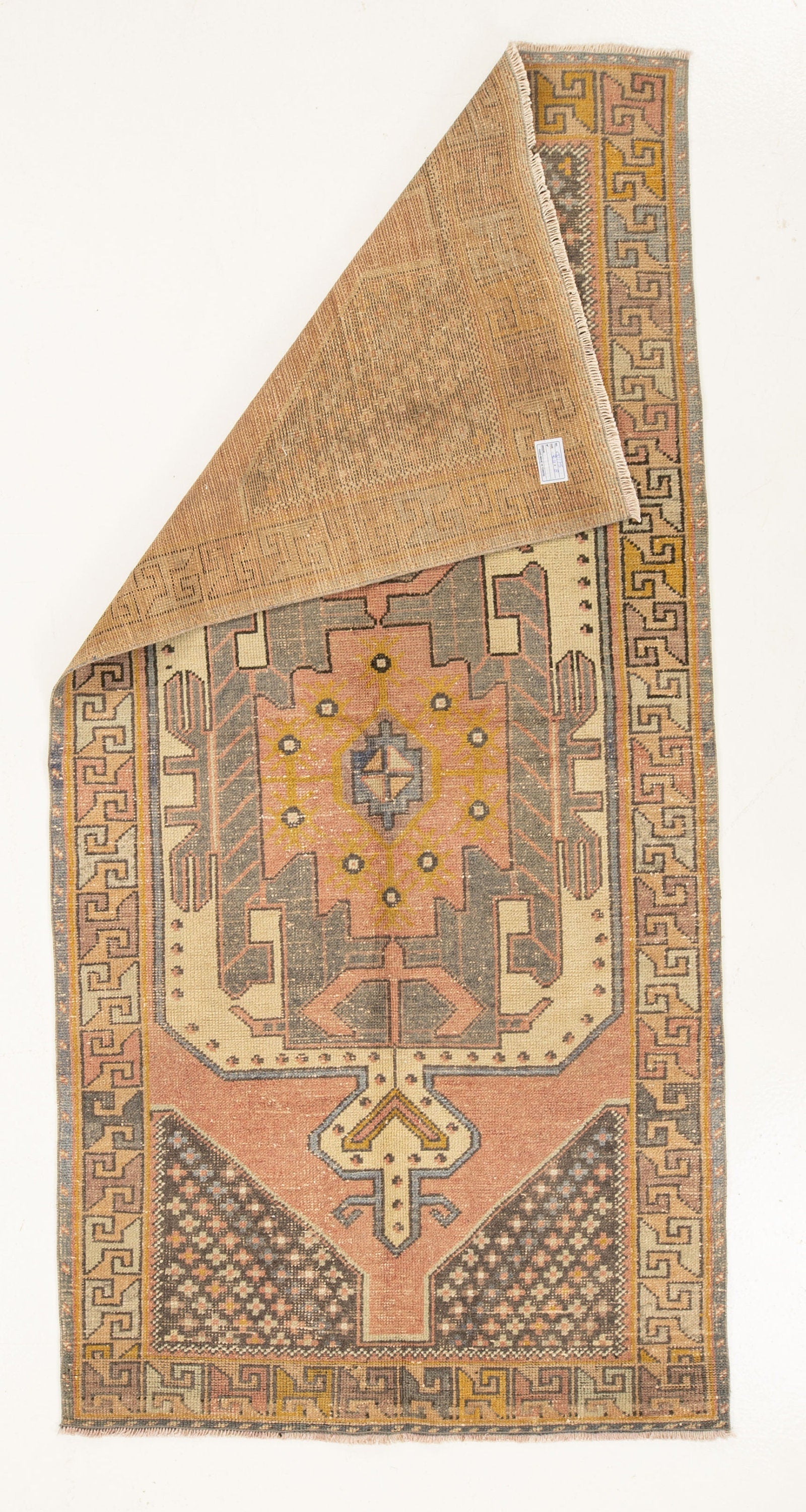 Vintage Turkish Village Rug