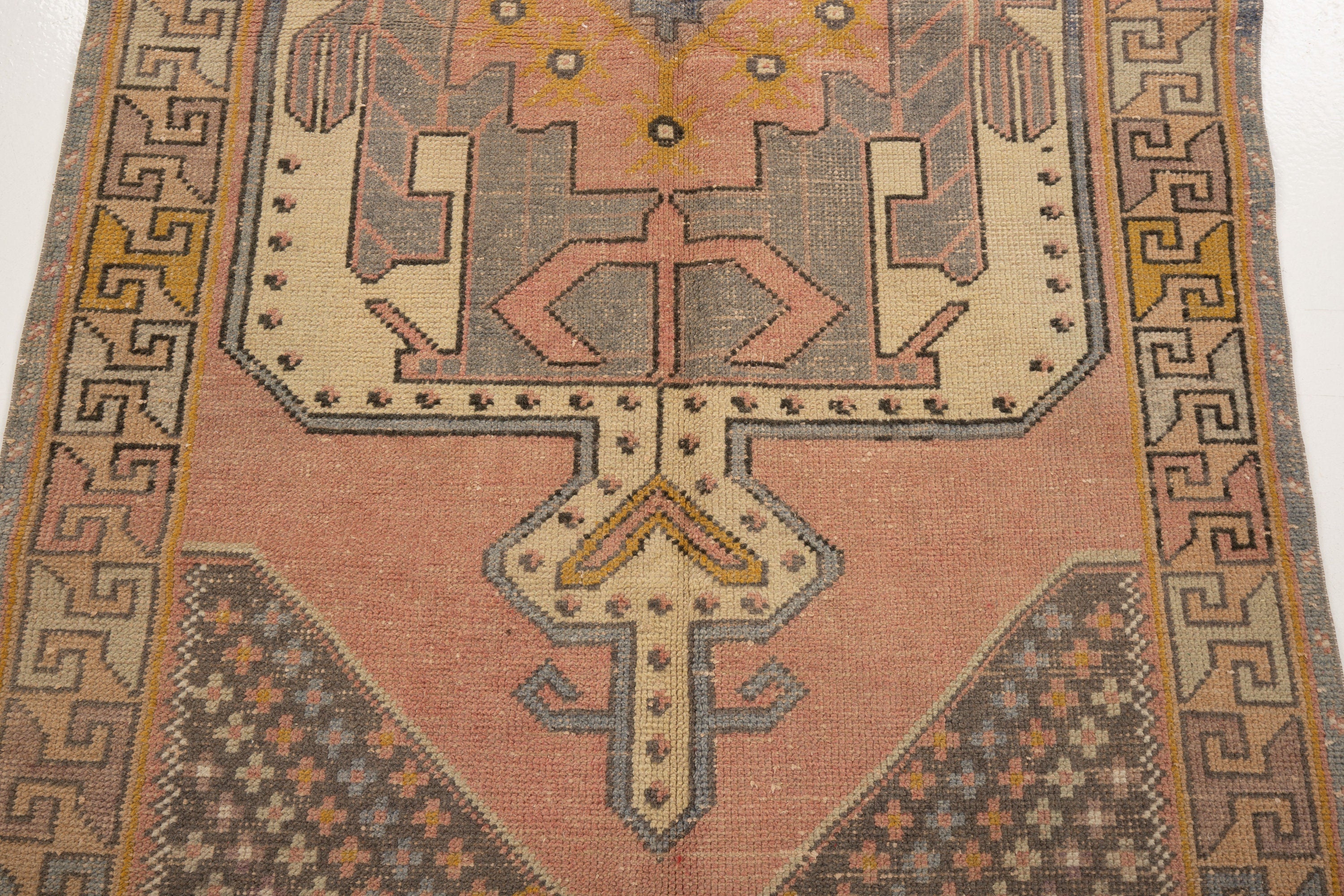 Vintage Turkish Village Rug