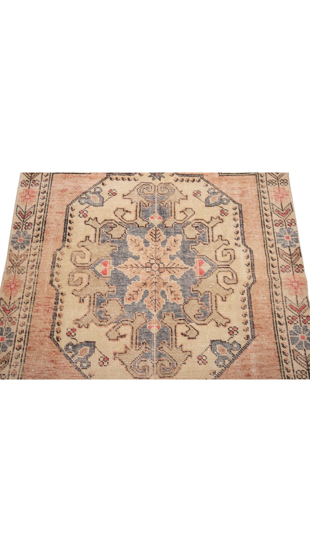 Vintage Turkish Village Rug