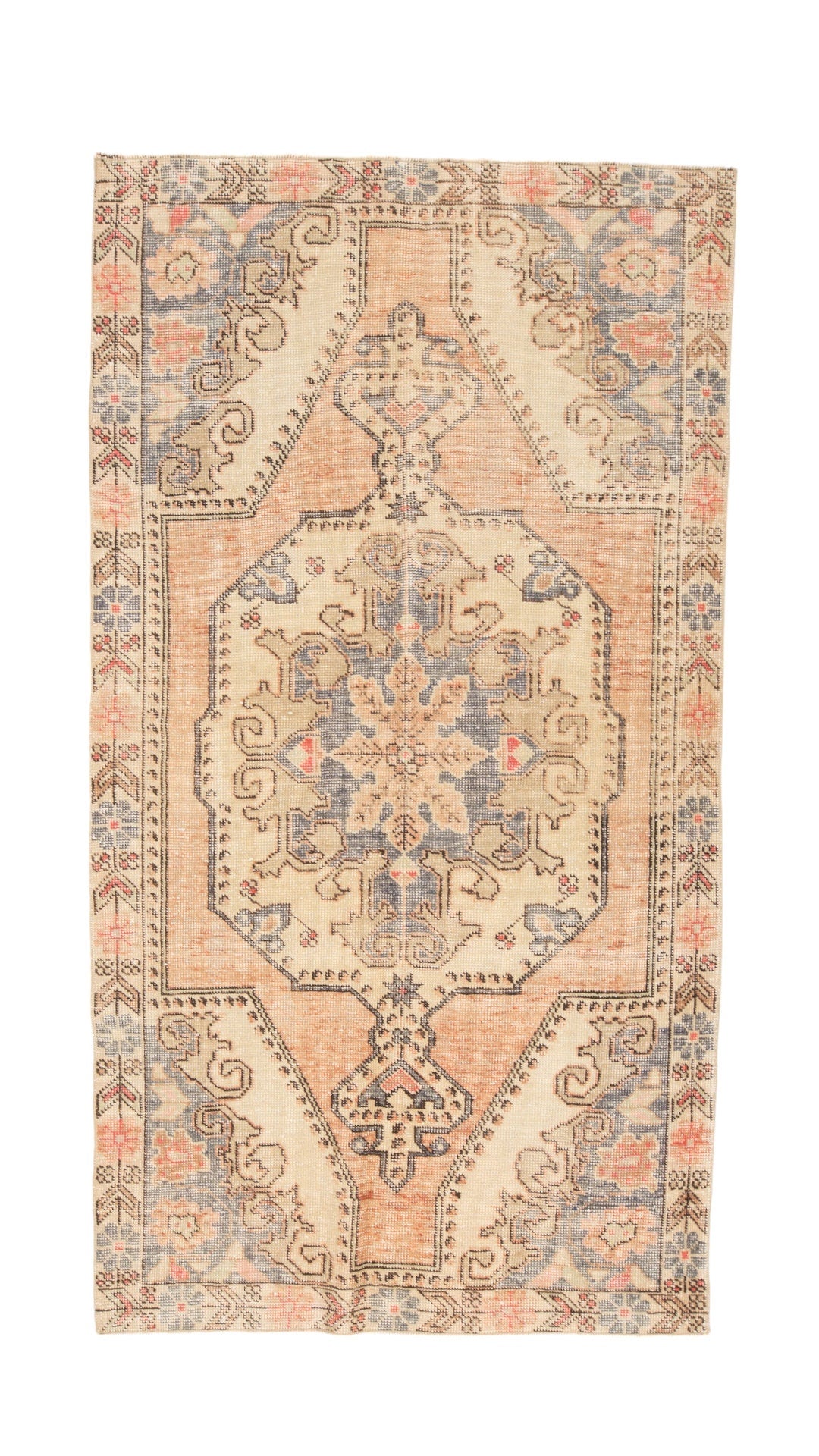 Vintage Turkish Village Rug