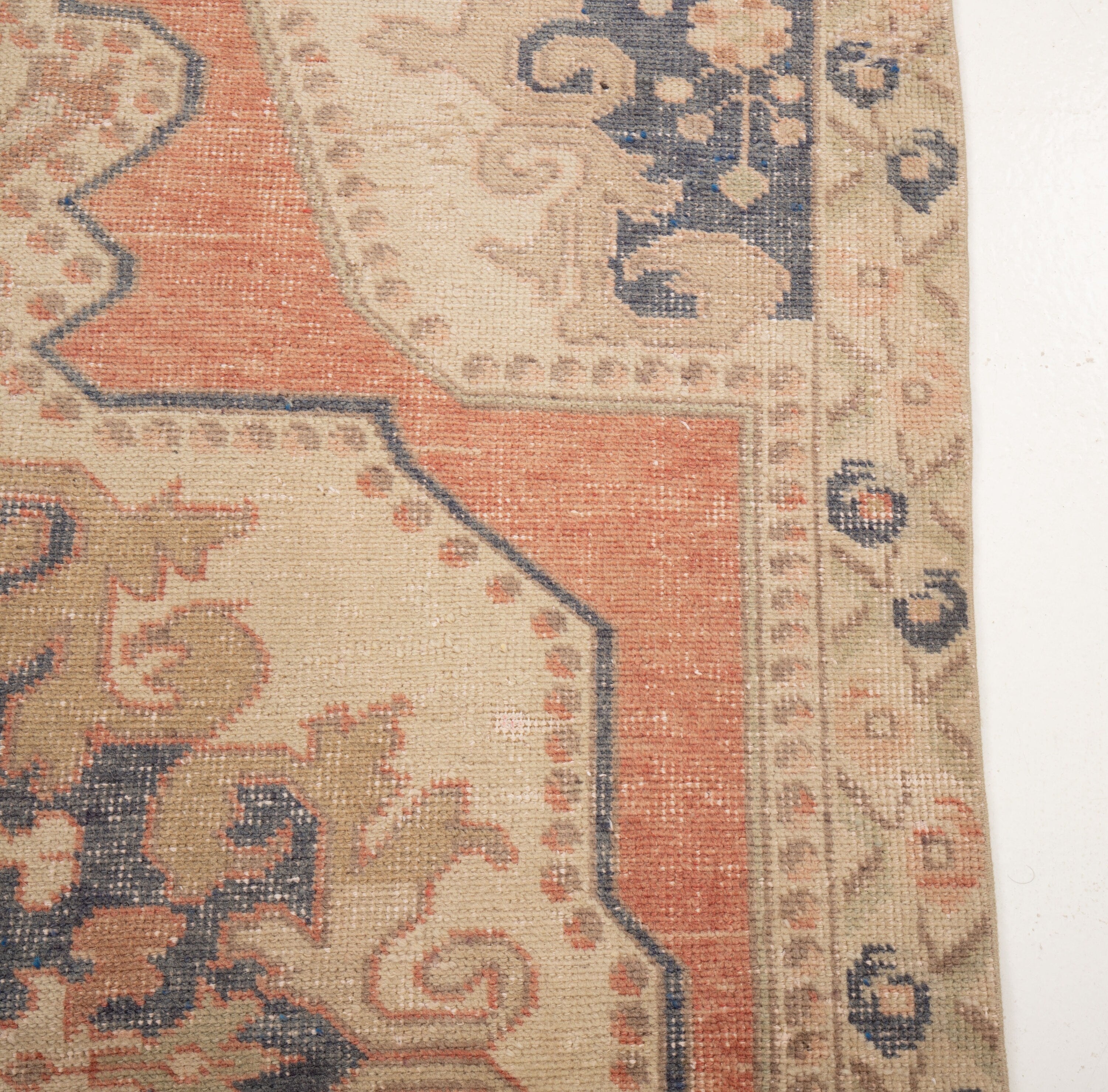 Vintage Turkish Village Rug
