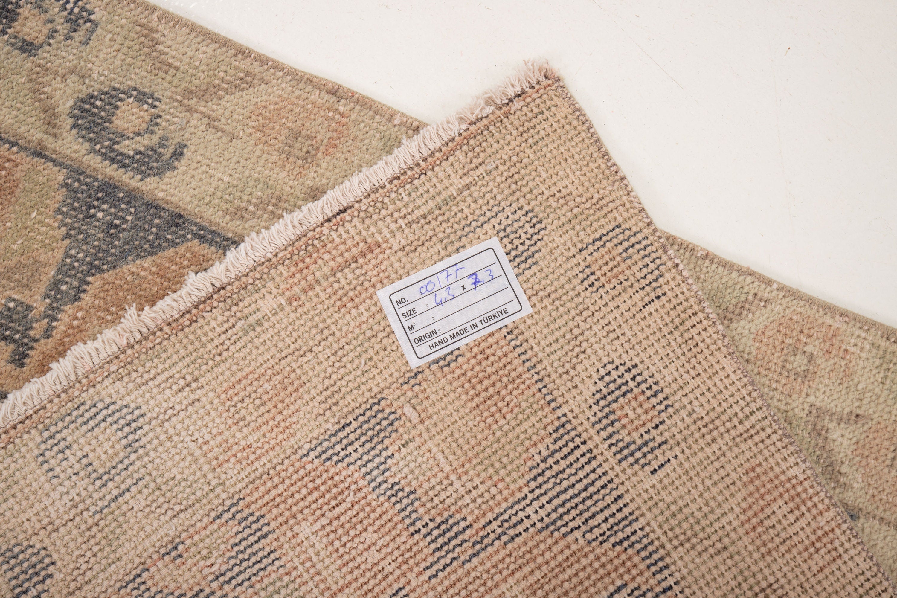 Vintage Turkish Village Rug