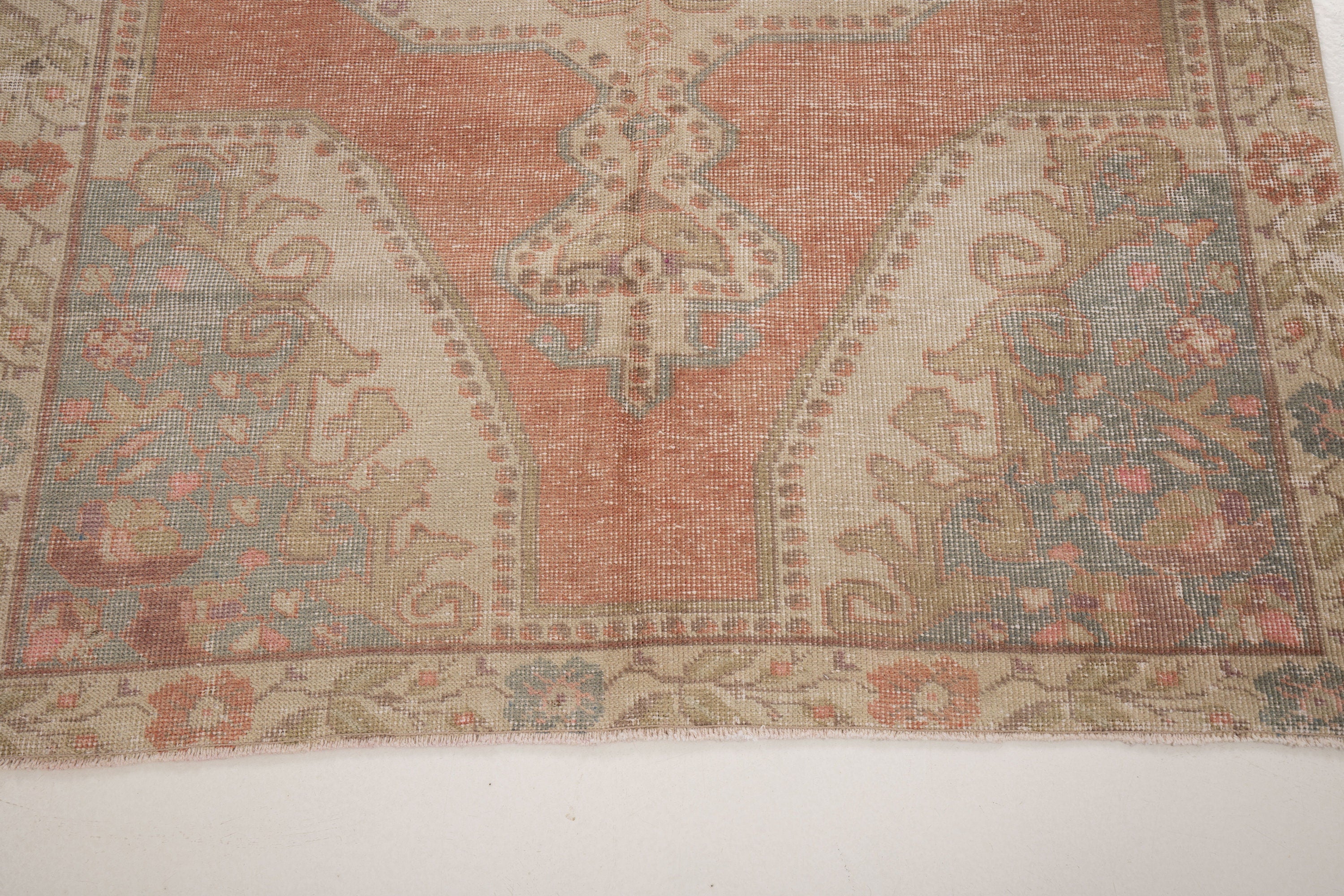 Vintage Turkish Village Rug