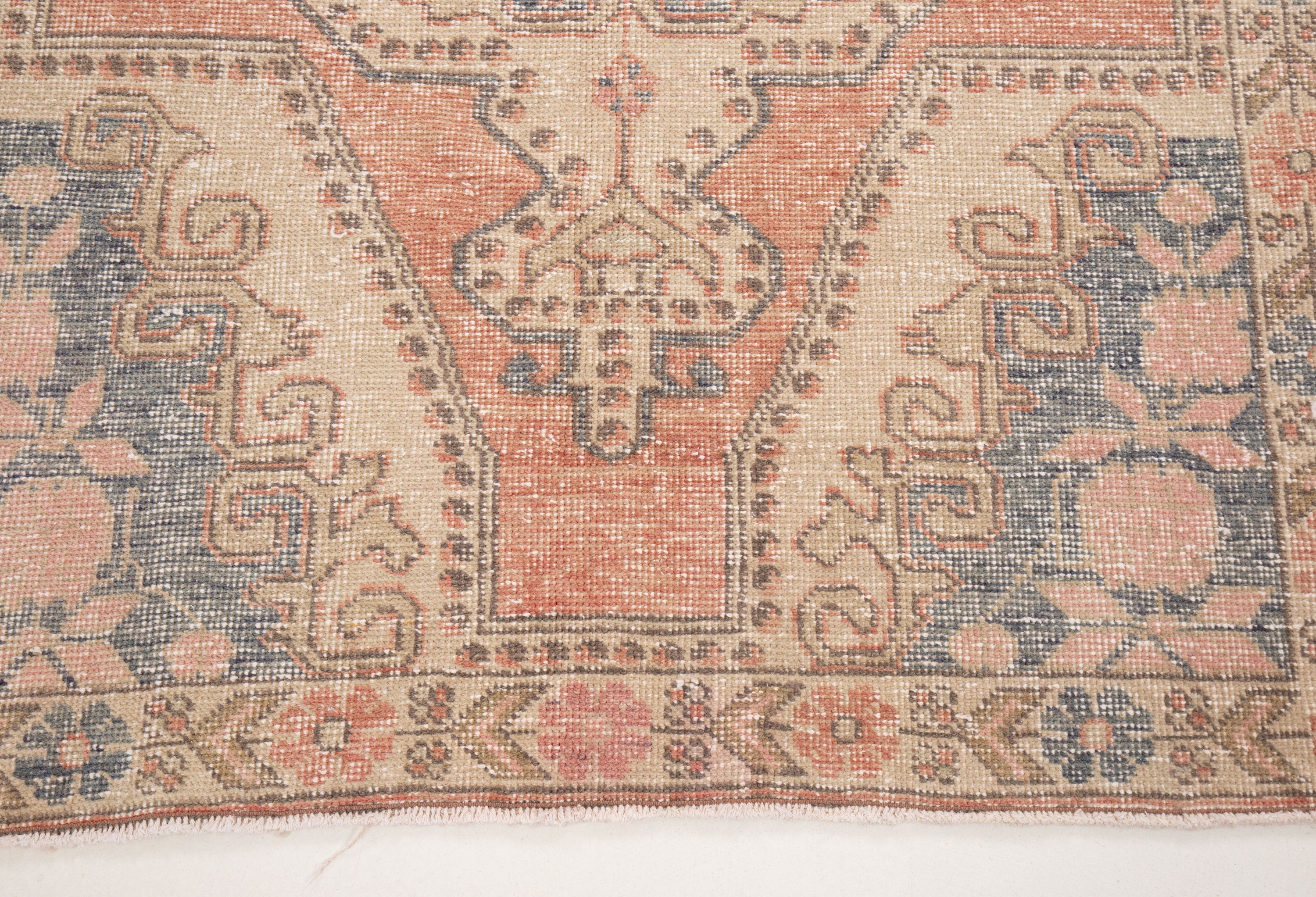 Vintage Turkish Village Rug