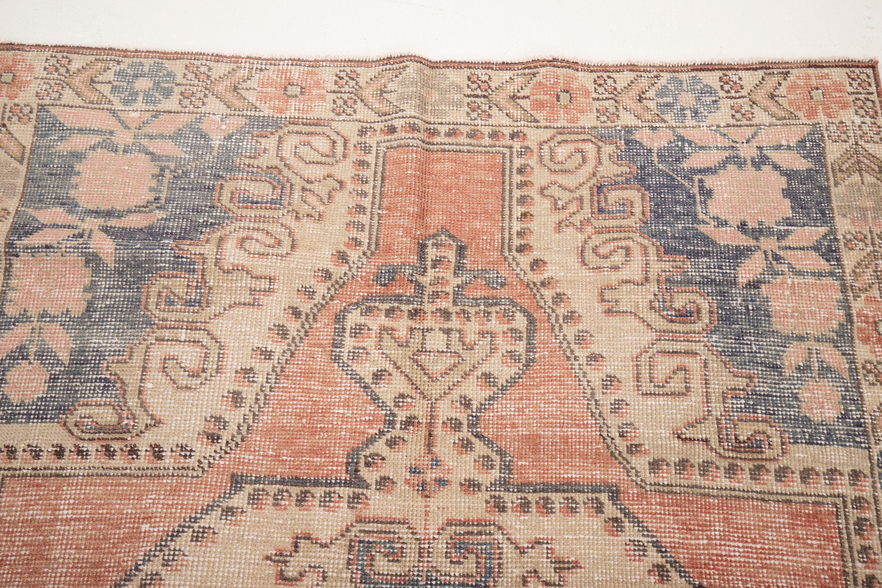 Vintage Turkish Village Rug