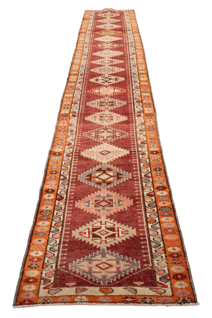 Turkish Vintage Carpet Runner