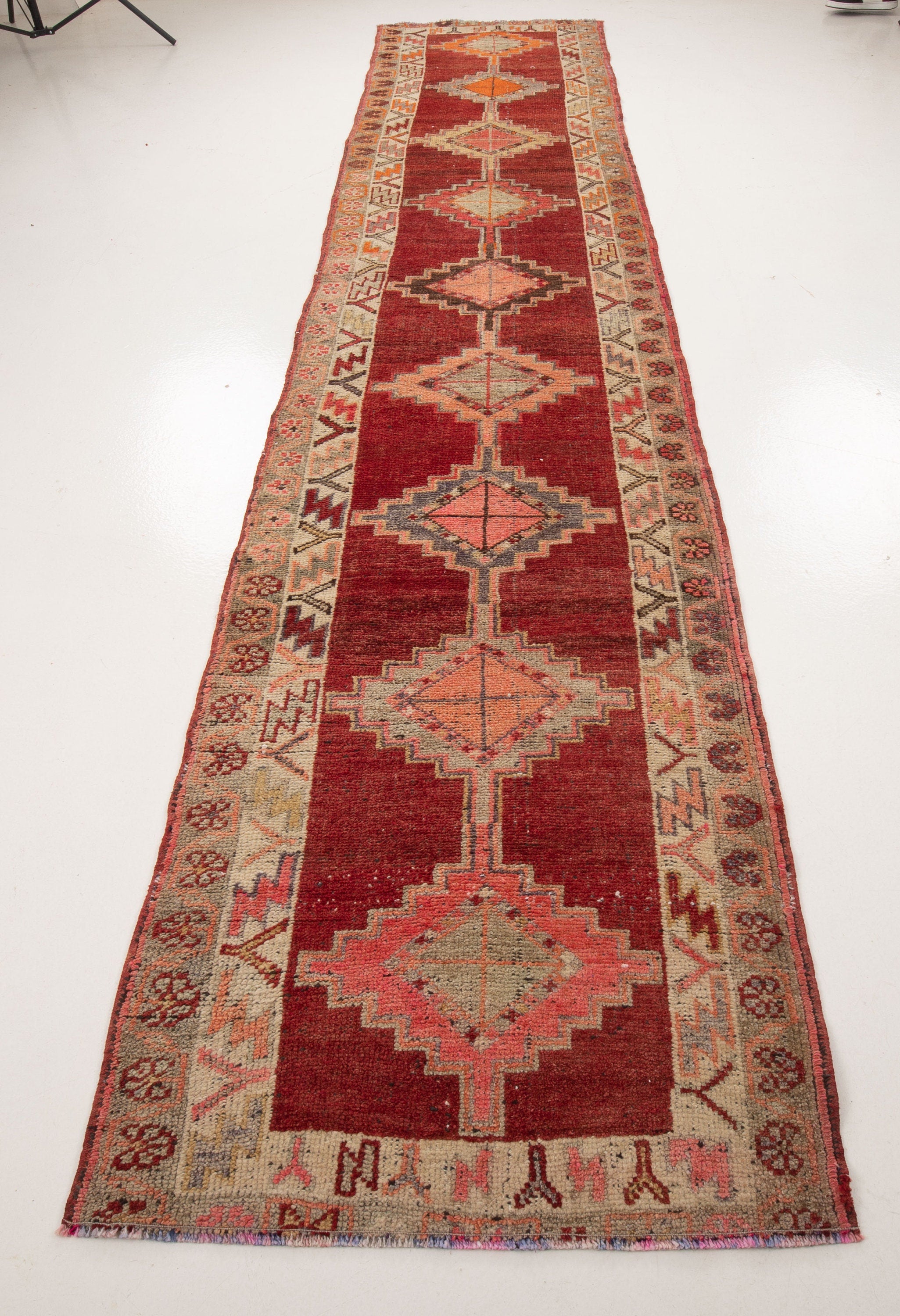 Turkish Vintage Carpet Runner