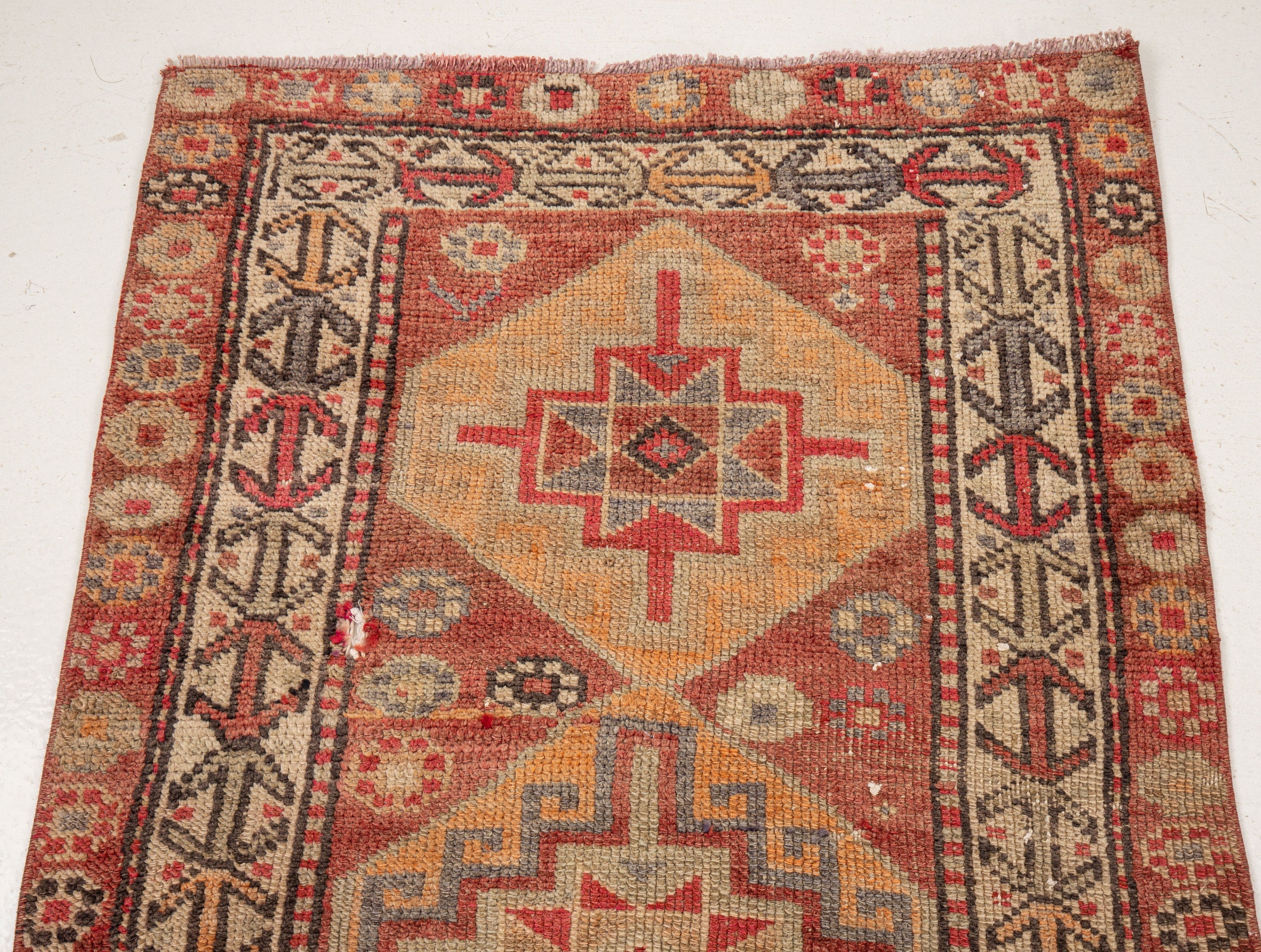 Turkish Vintage Carpet Runner