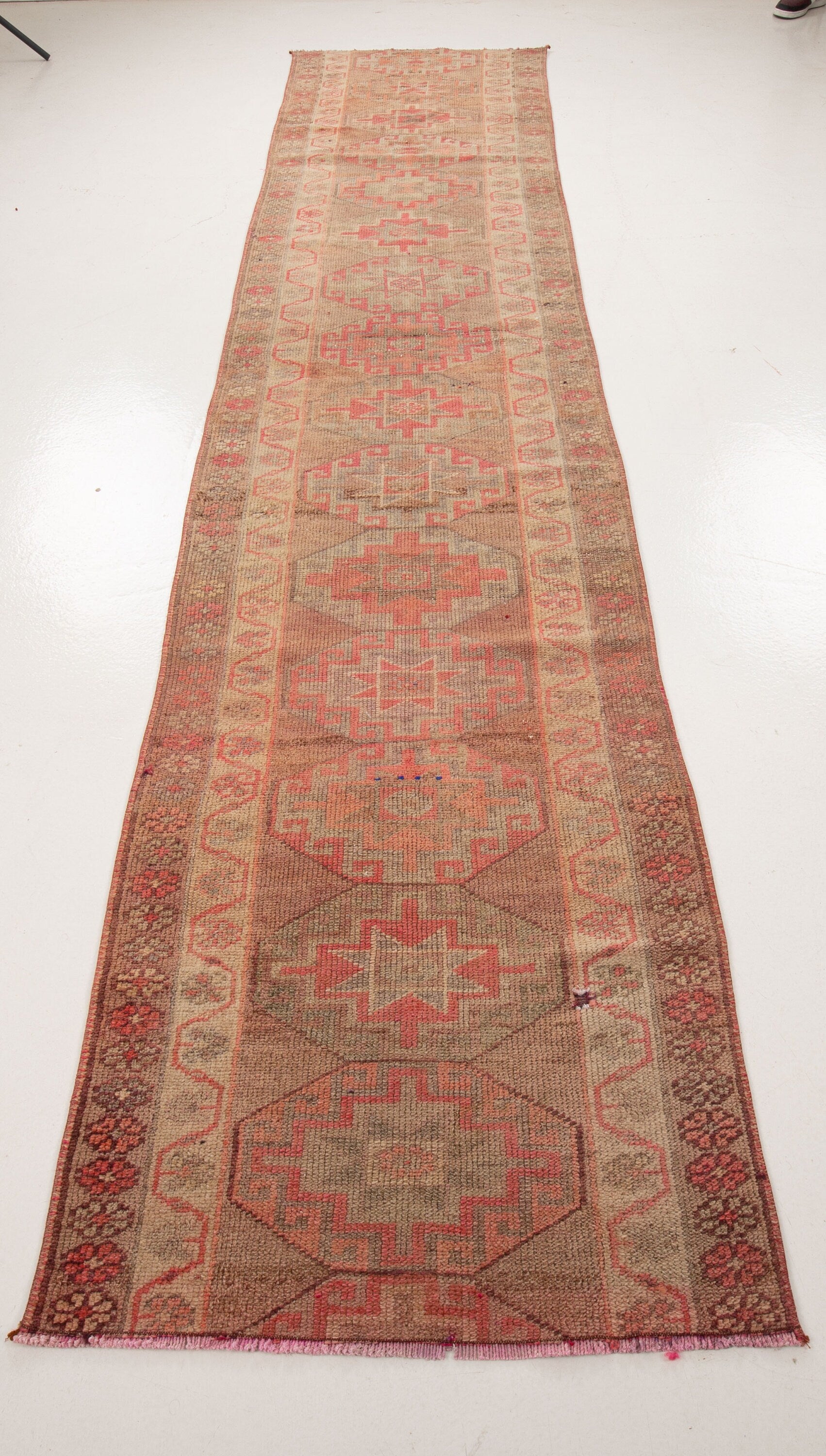 Turkish Vintage Carpet Runne