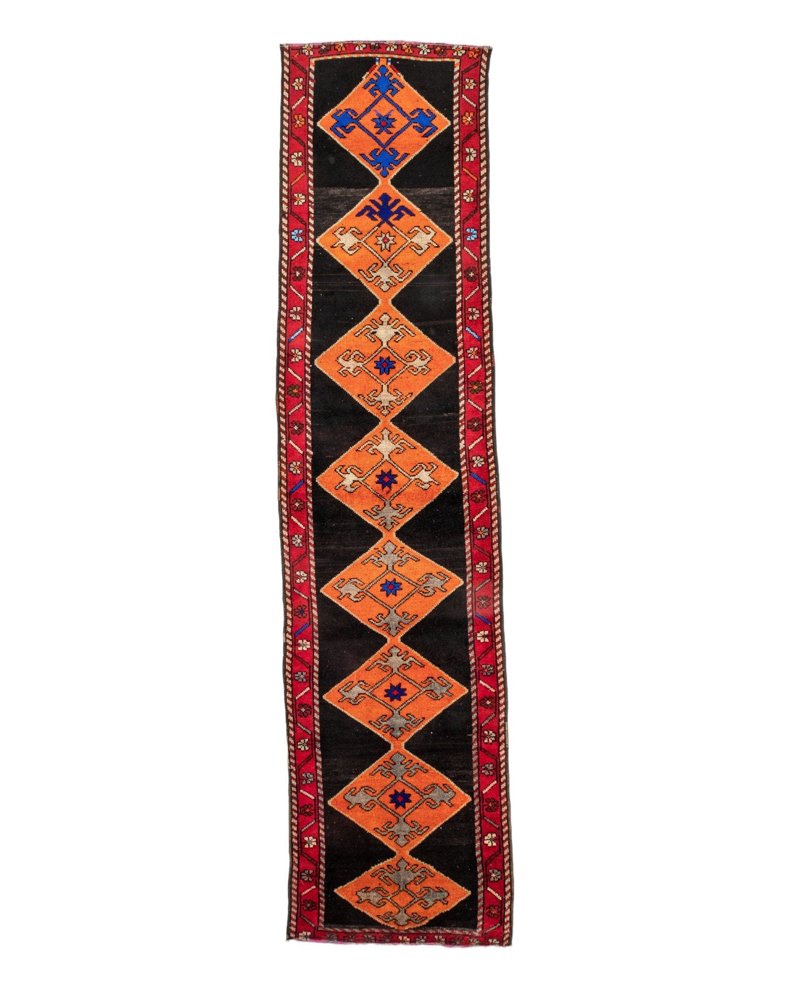 Turkish Vintage Carpet Runne