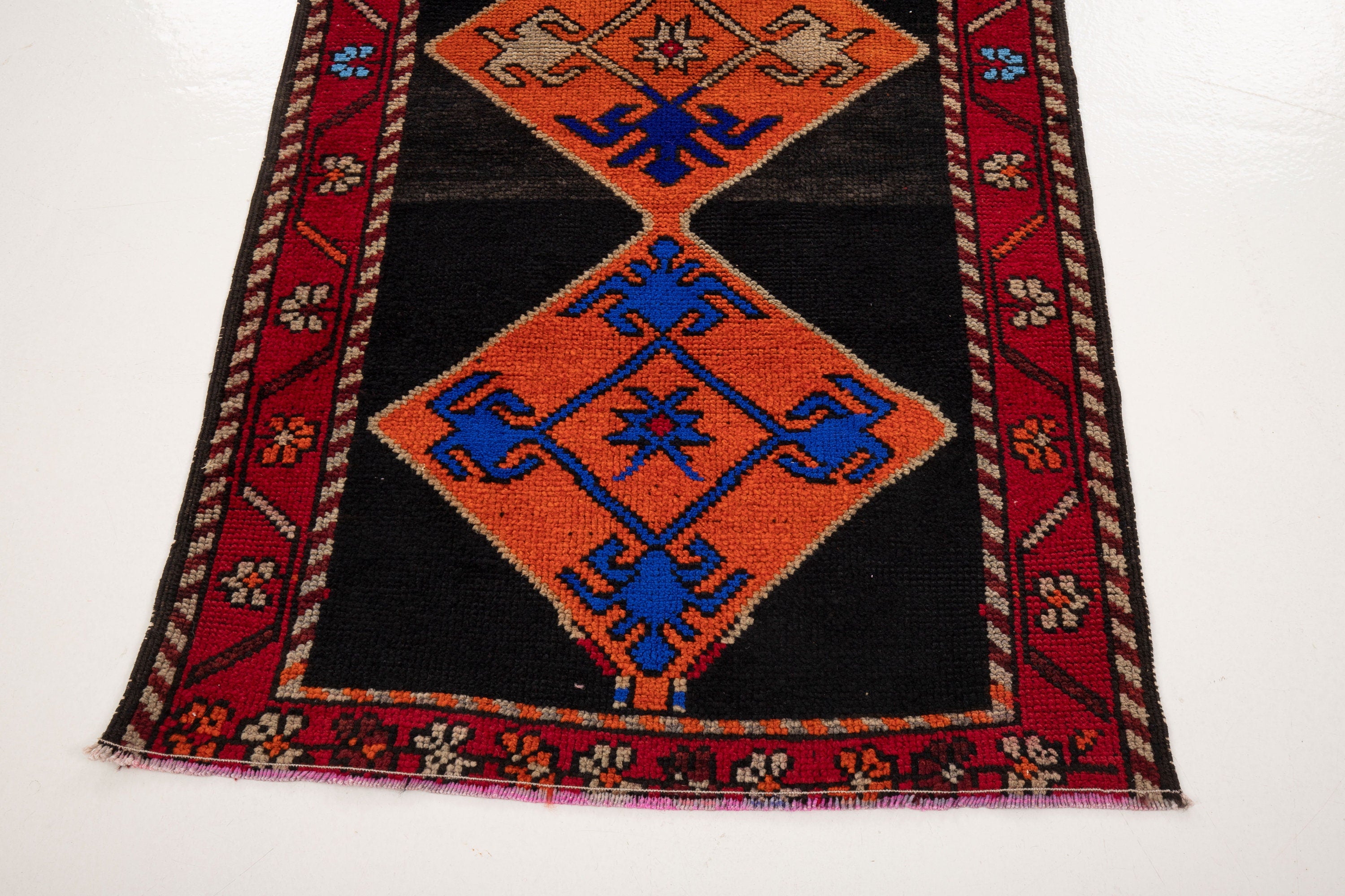 Turkish Vintage Carpet Runne