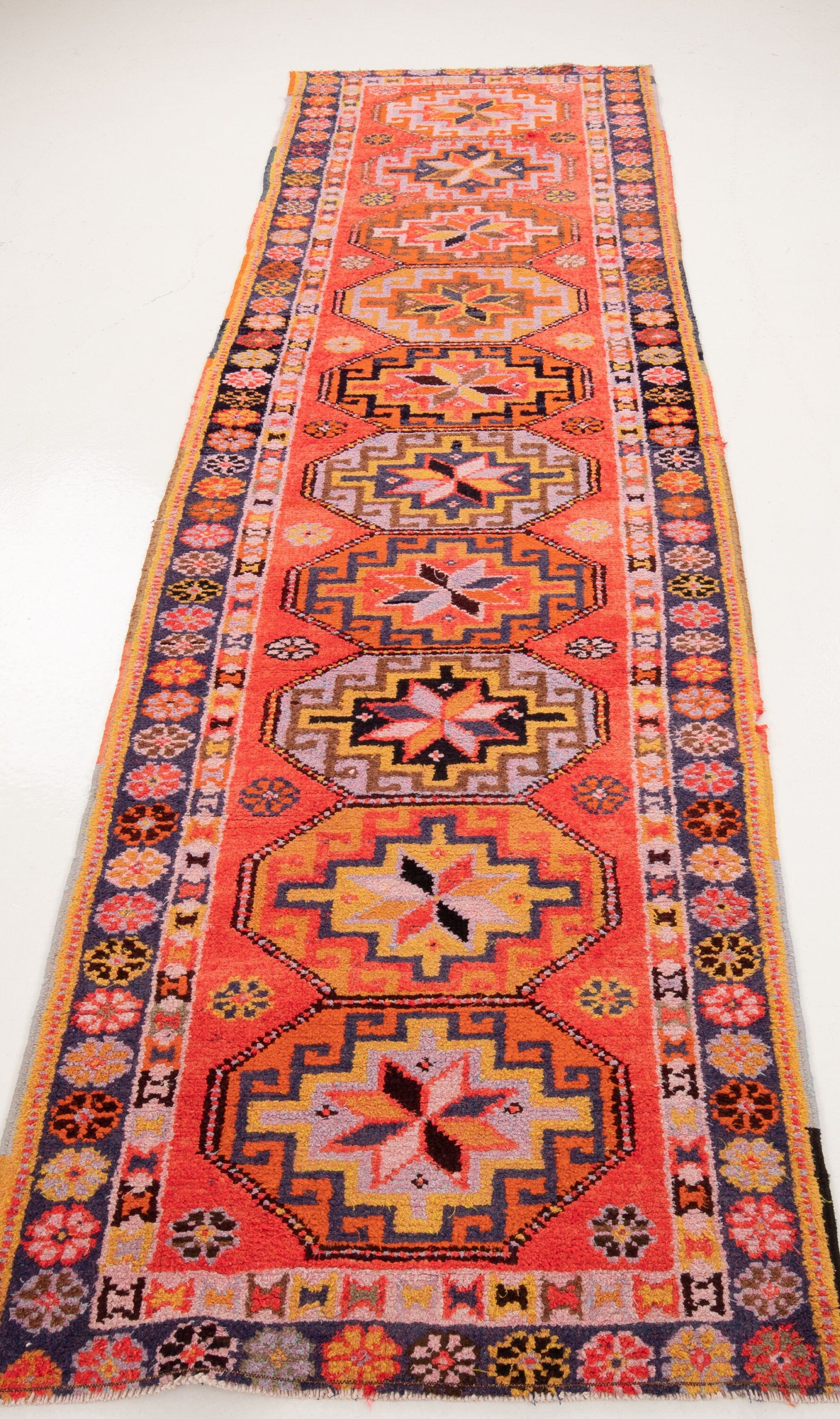 Turkish Vintage Carpet Runner