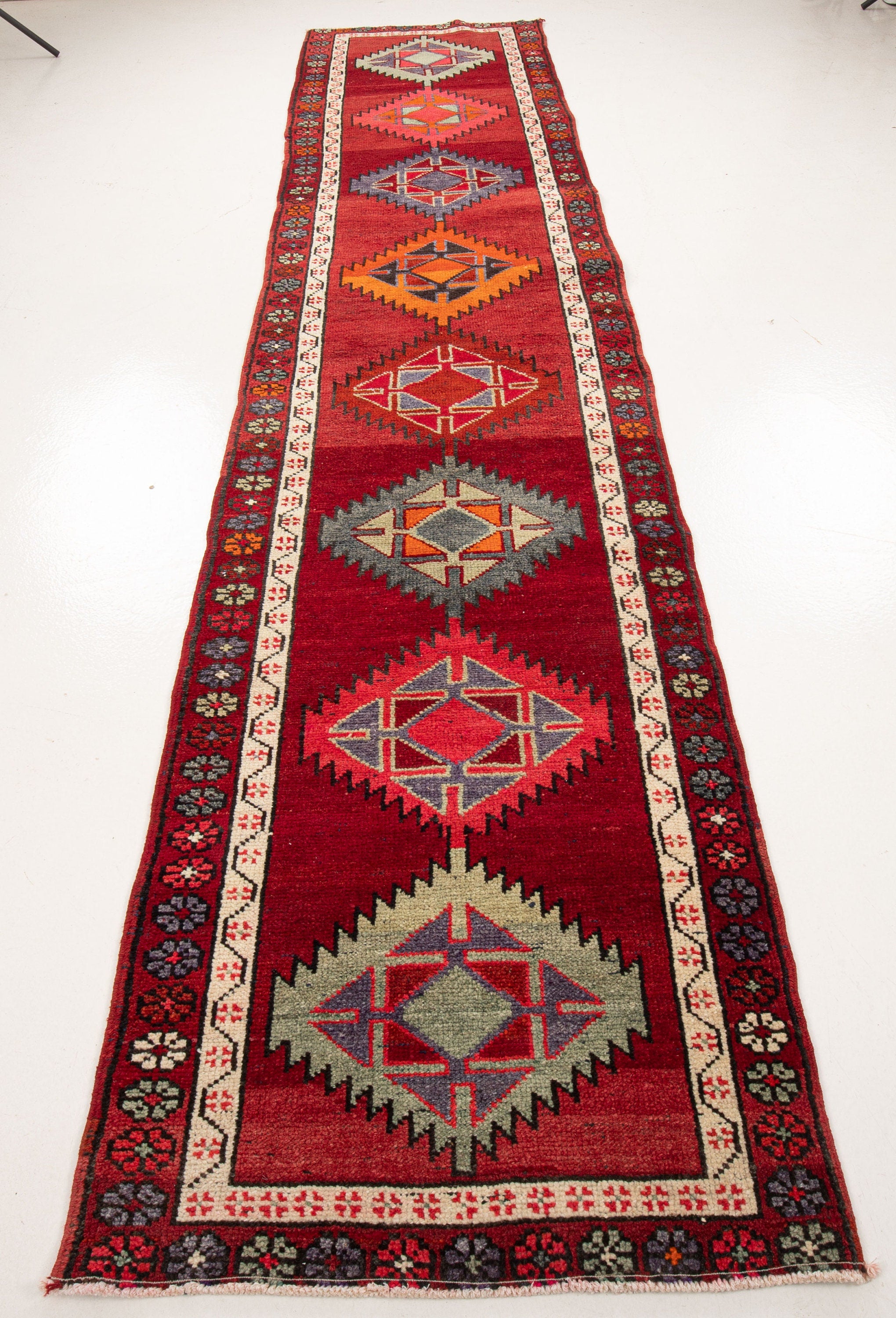 Turkish Vintage Carpet Runner