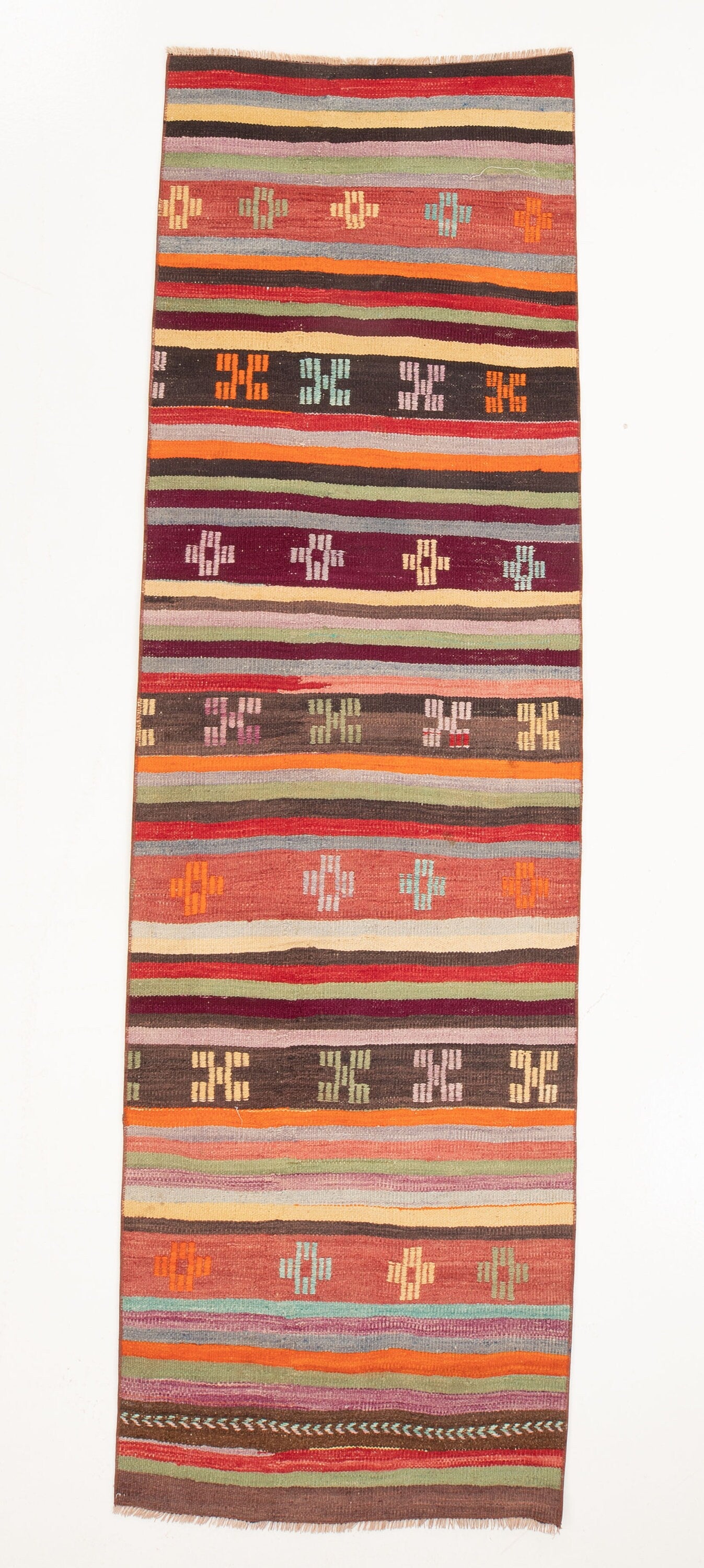 Vintage Turkish Kilim Runner