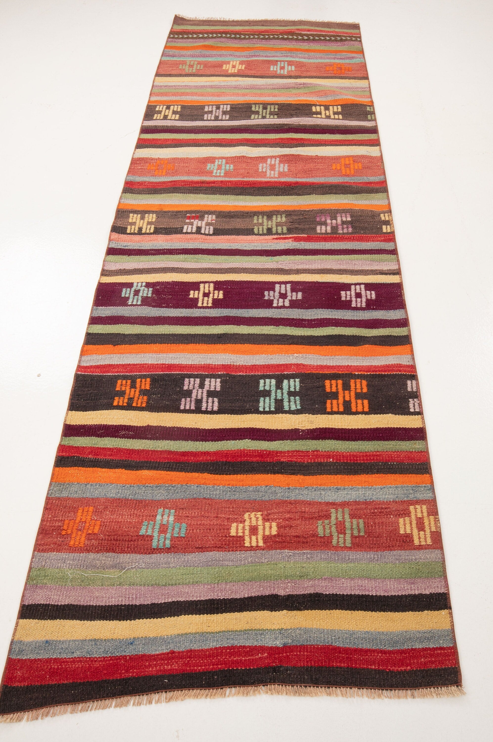 Vintage Turkish Kilim Runner