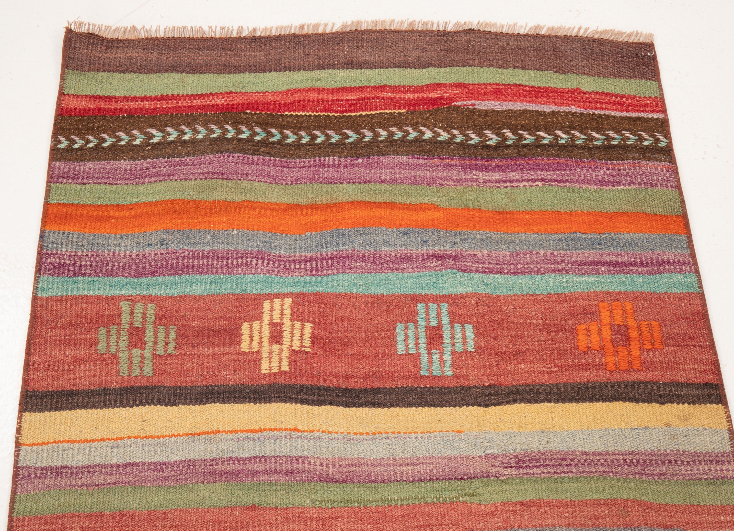 Vintage Turkish Kilim Runner
