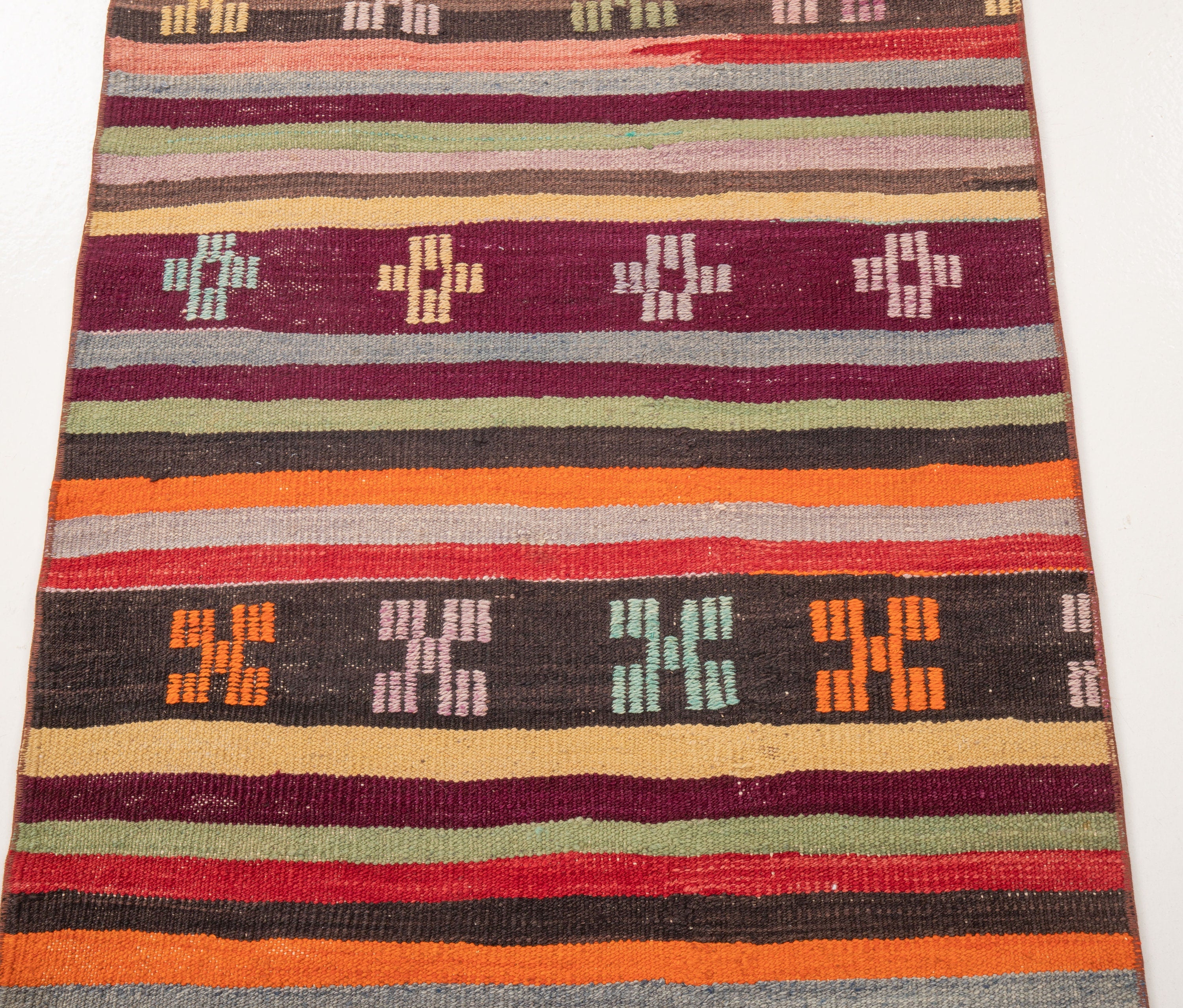 Vintage Turkish Kilim Runner
