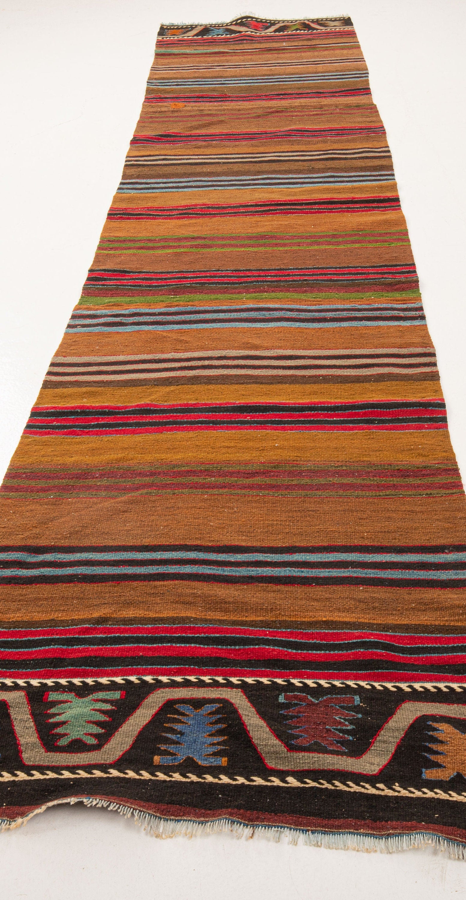 Vintage Turkish Kilim Runner