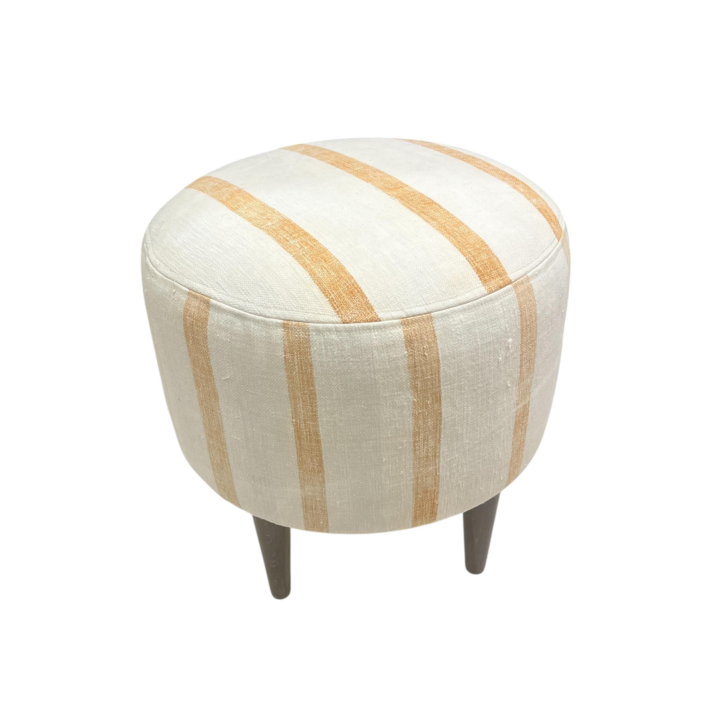 Stripe Kilim Medium Ottoman