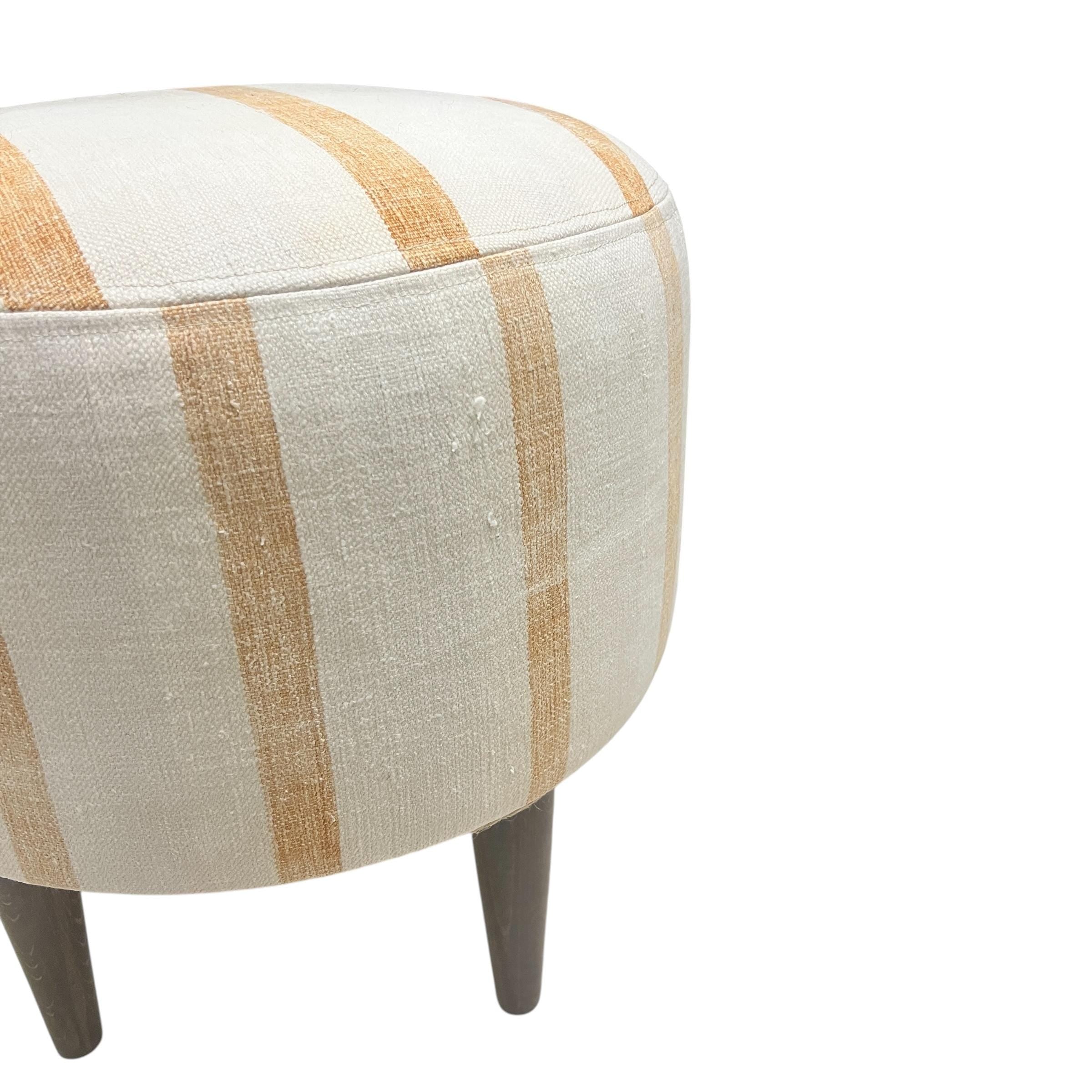 Stripe Kilim Medium Ottoman