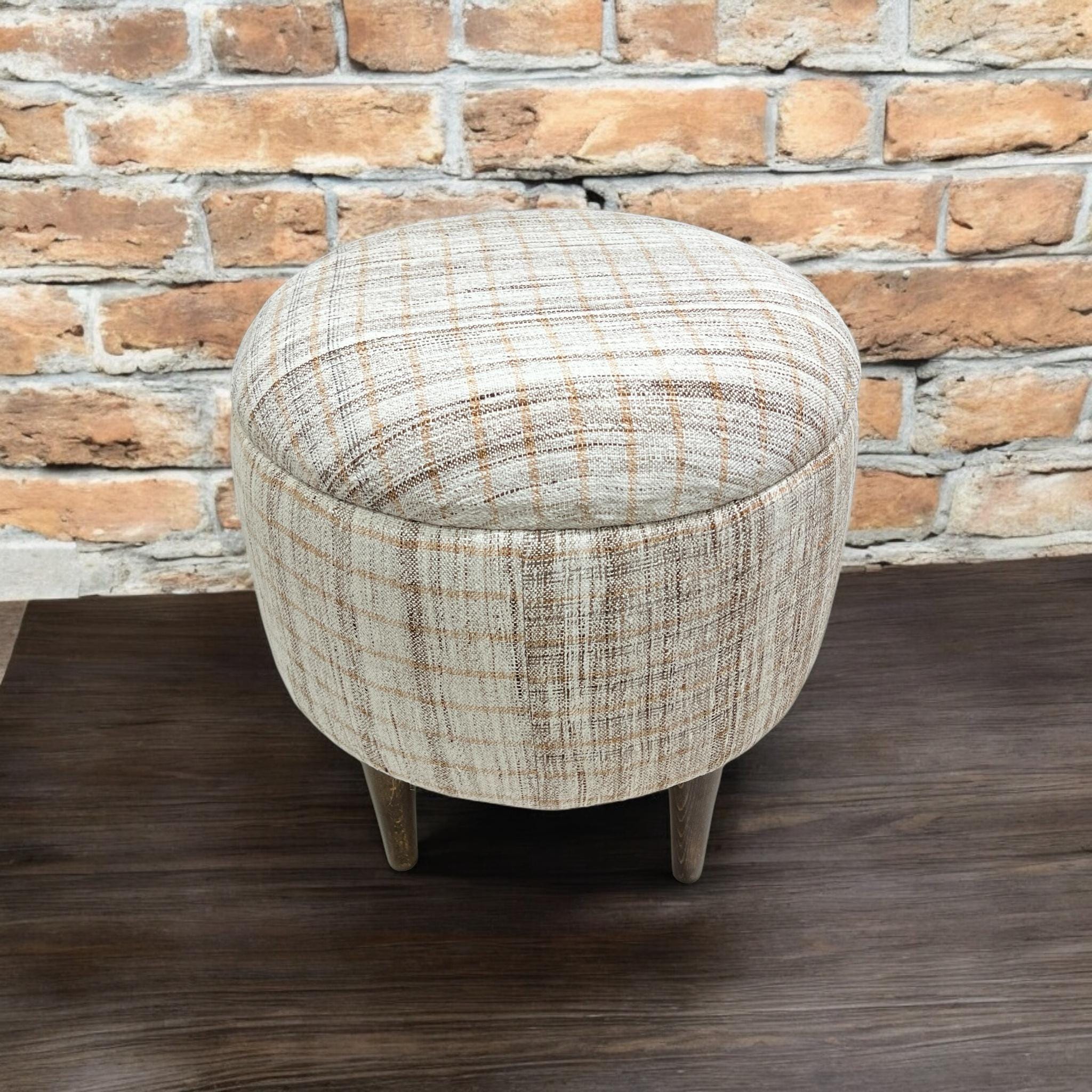 Adana Chaput Small Round Ottoman