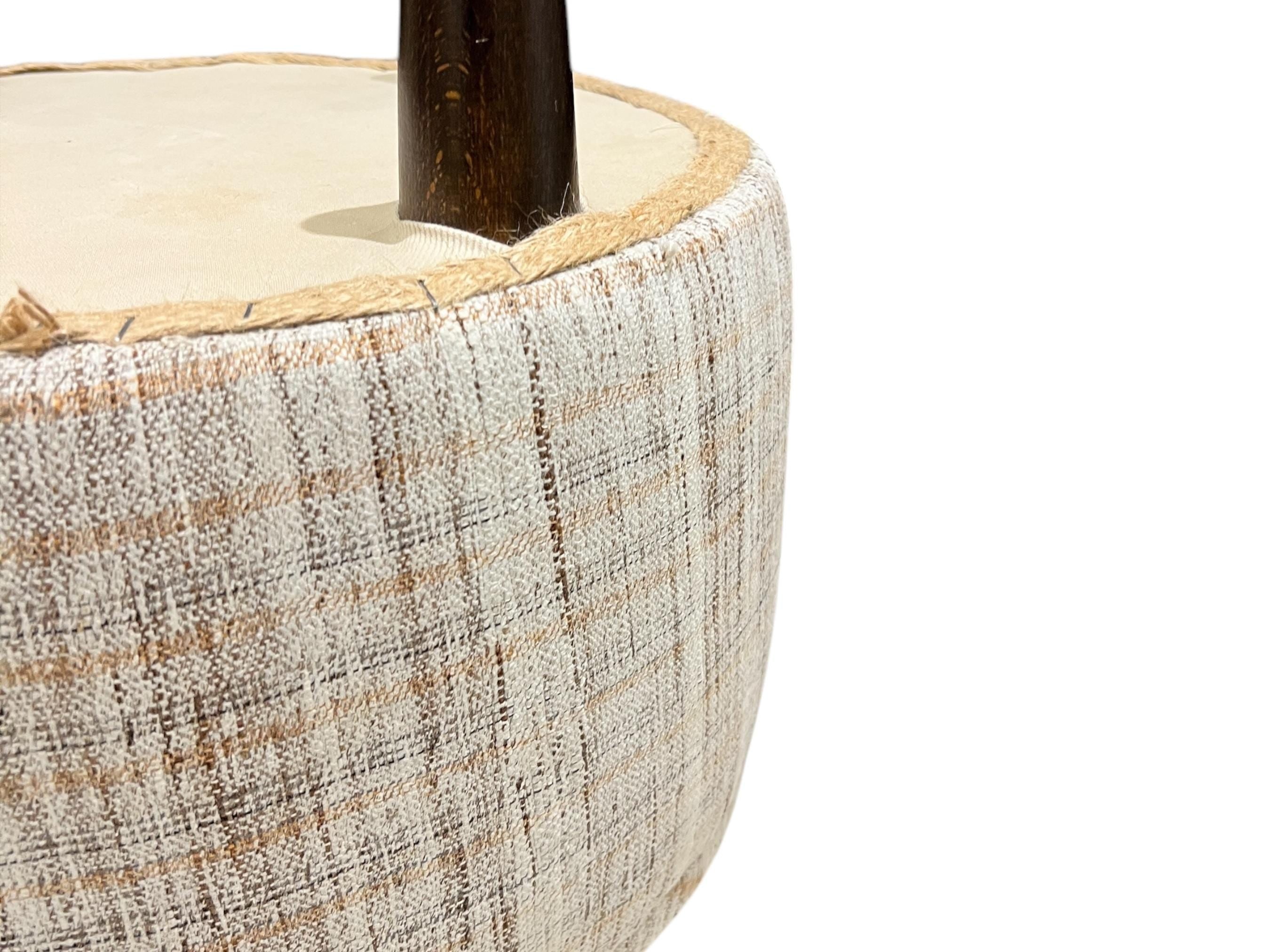 Adana Chaput Small Round Ottoman