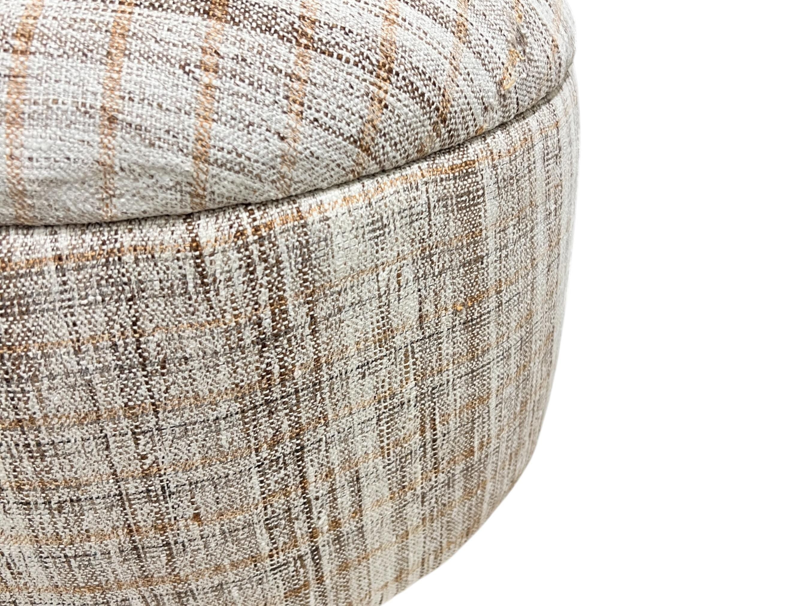 Adana Chaput Small Round Ottoman