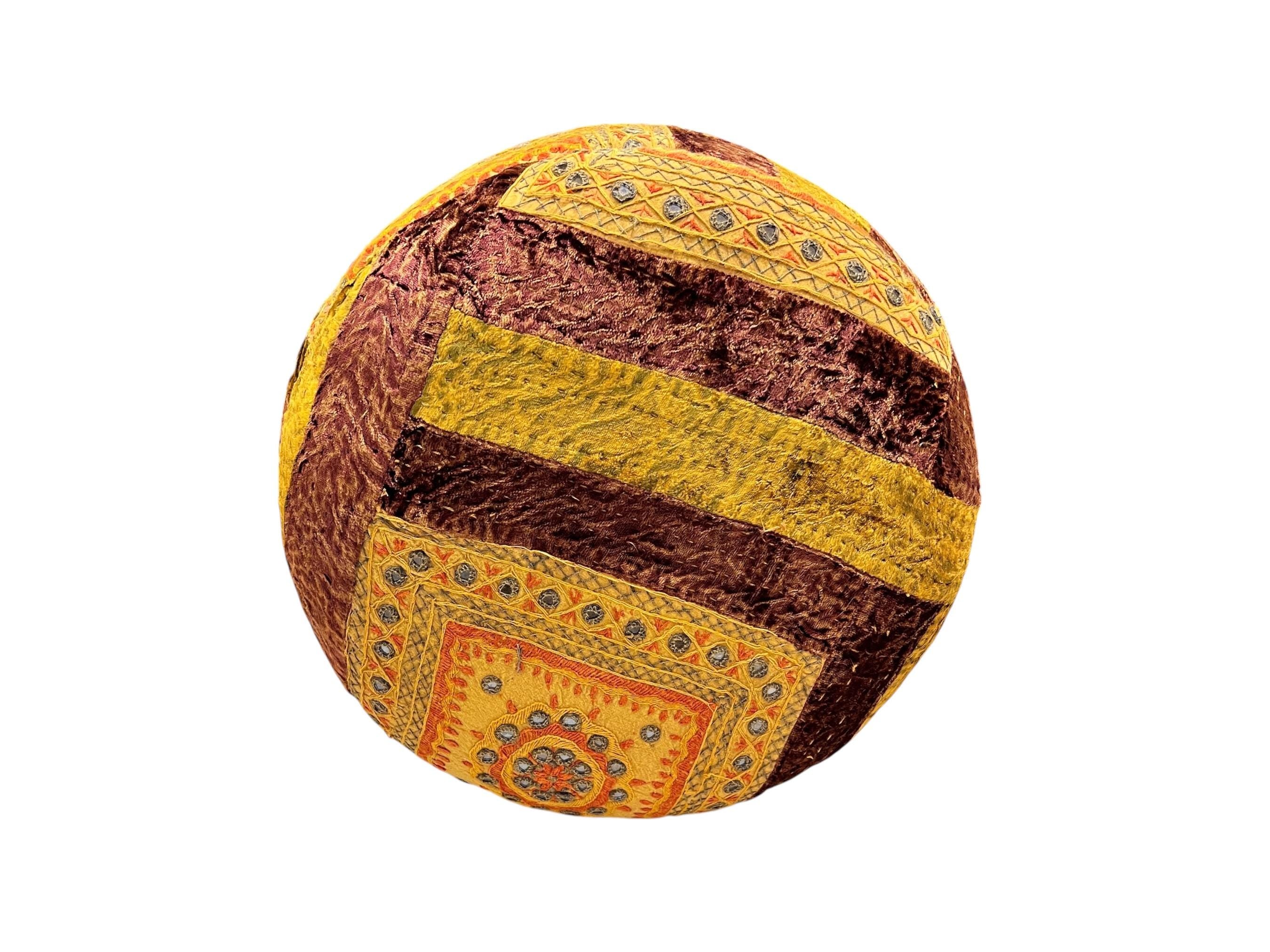 Indian Quilt Small Ottoman