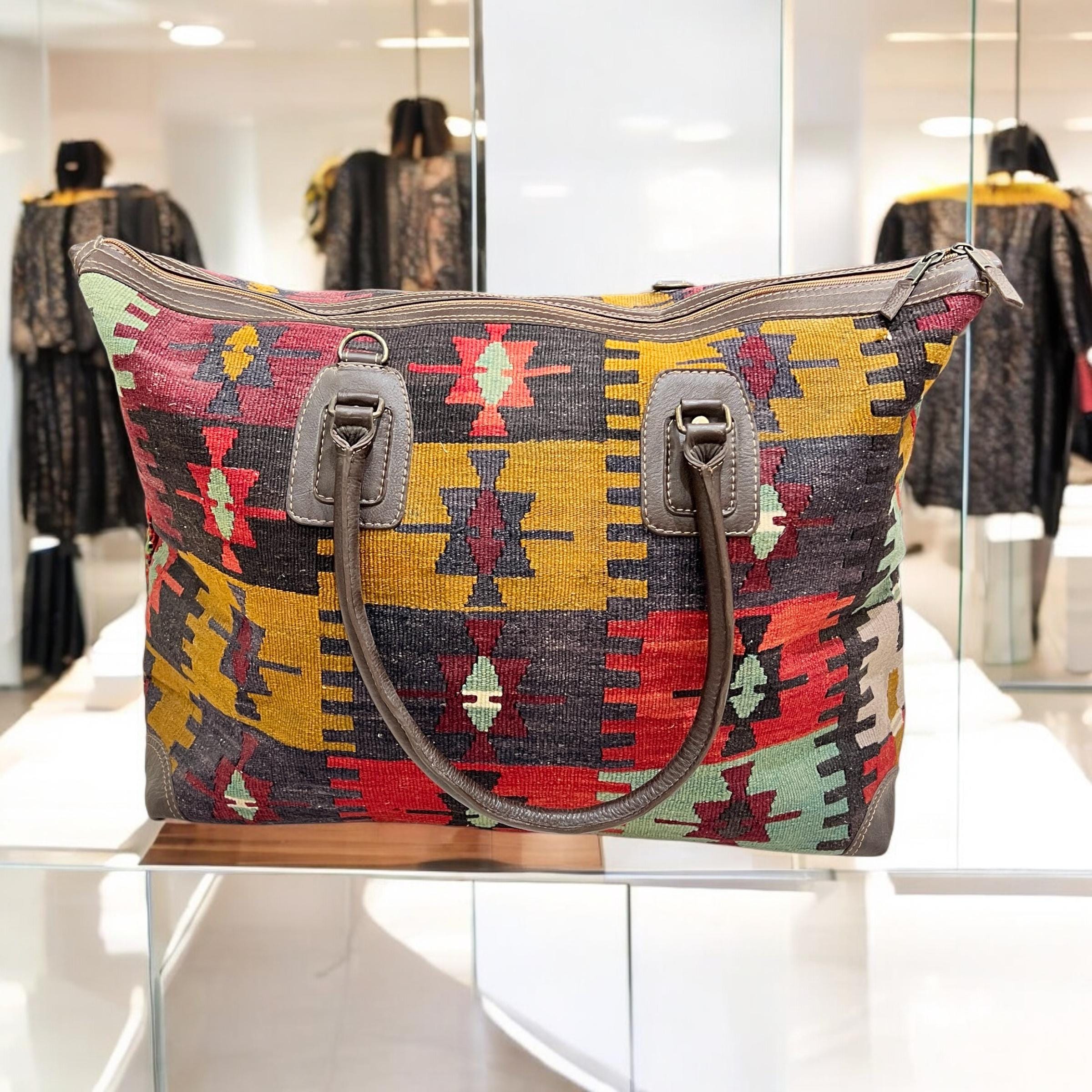 Large Kilim Travel Bag