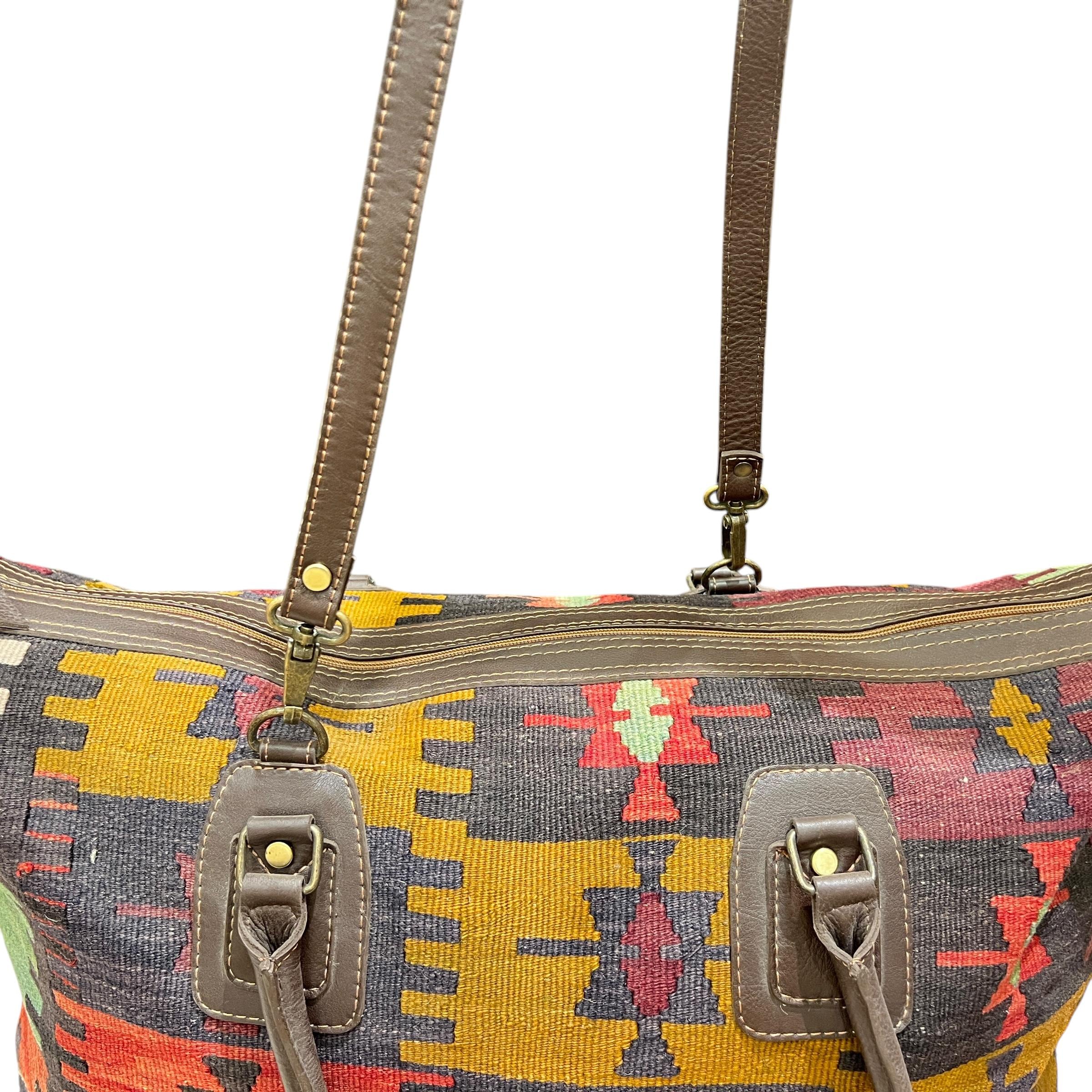 Large Kilim Travel Bag