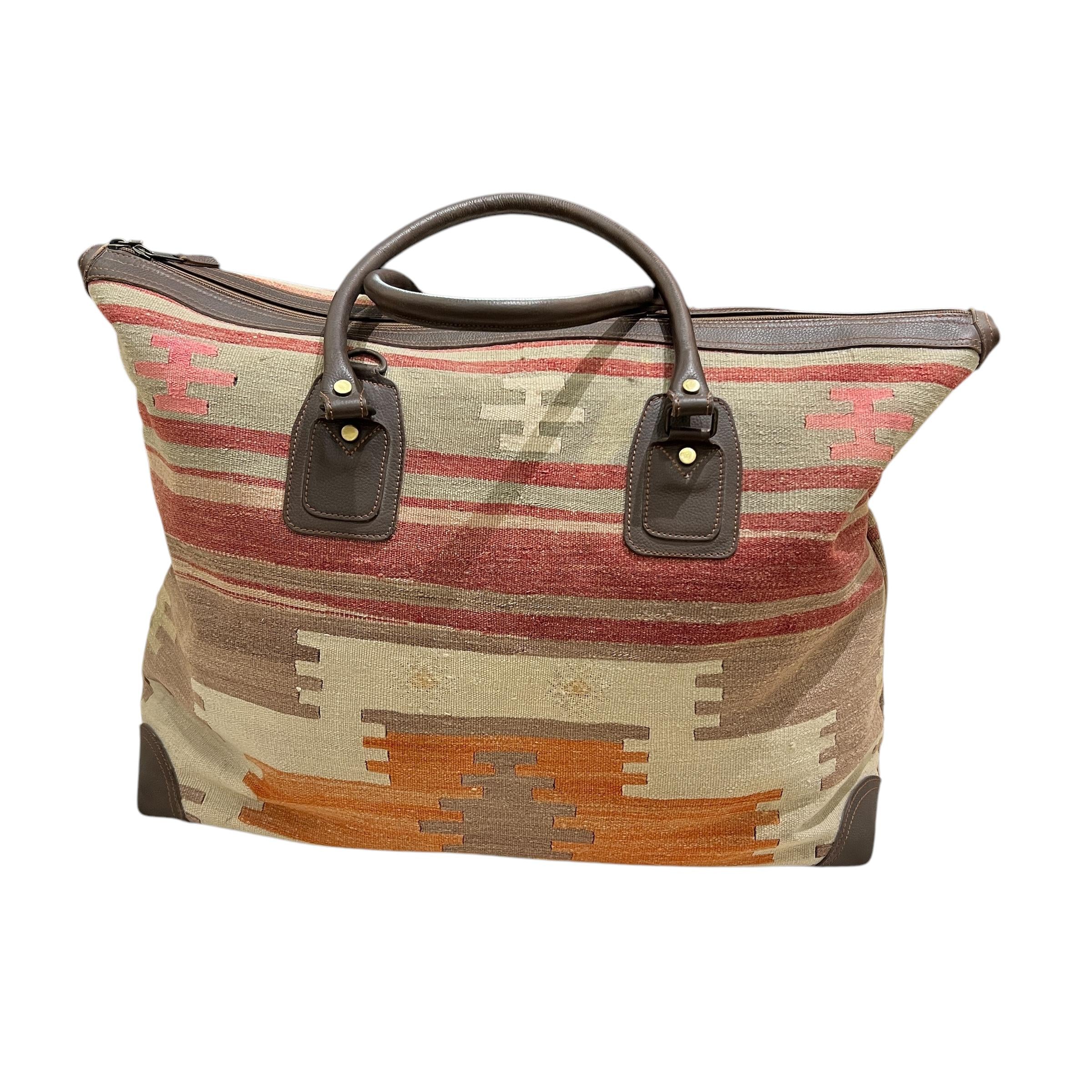 Large Kilim Travel Bag