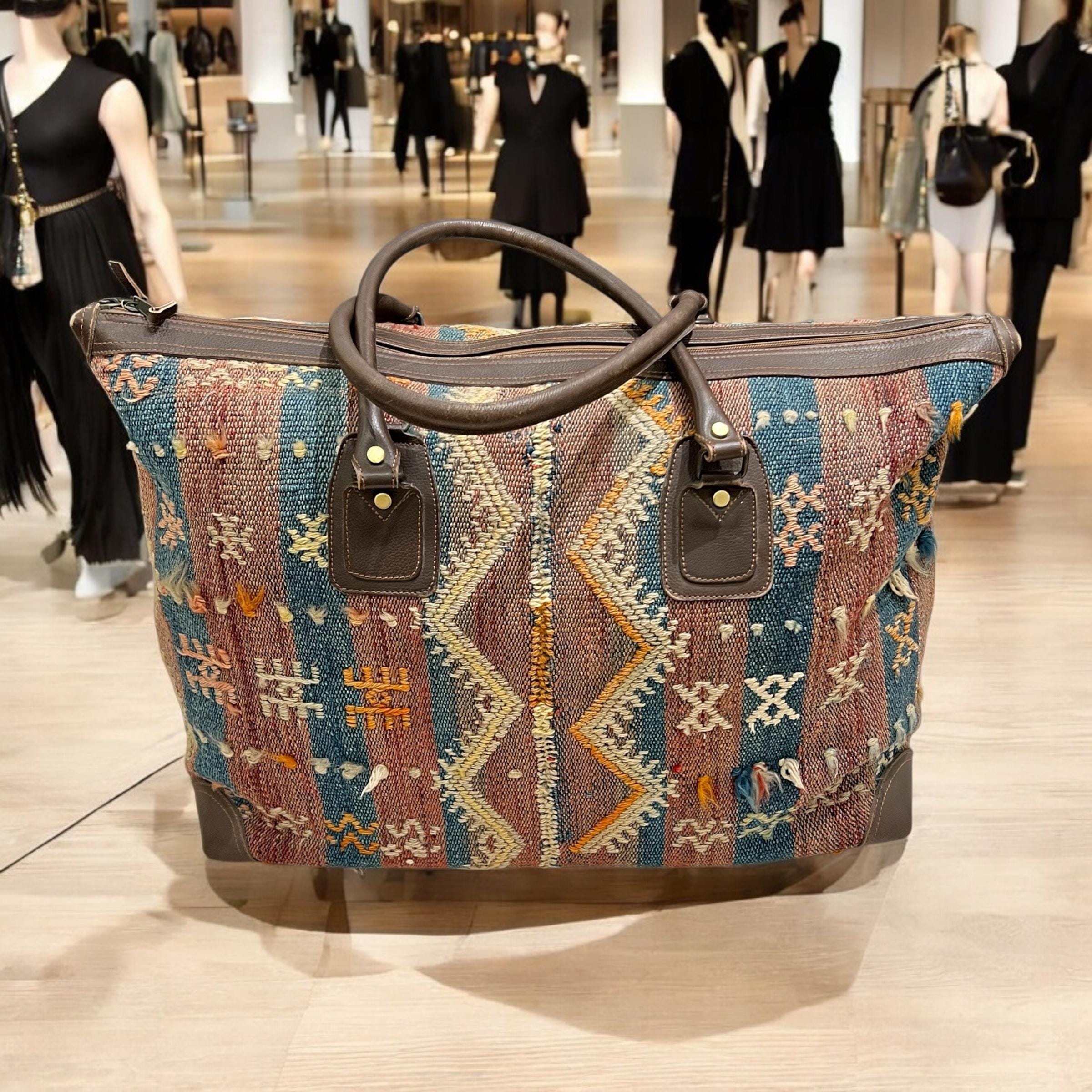 Large Kilim Travel Bag