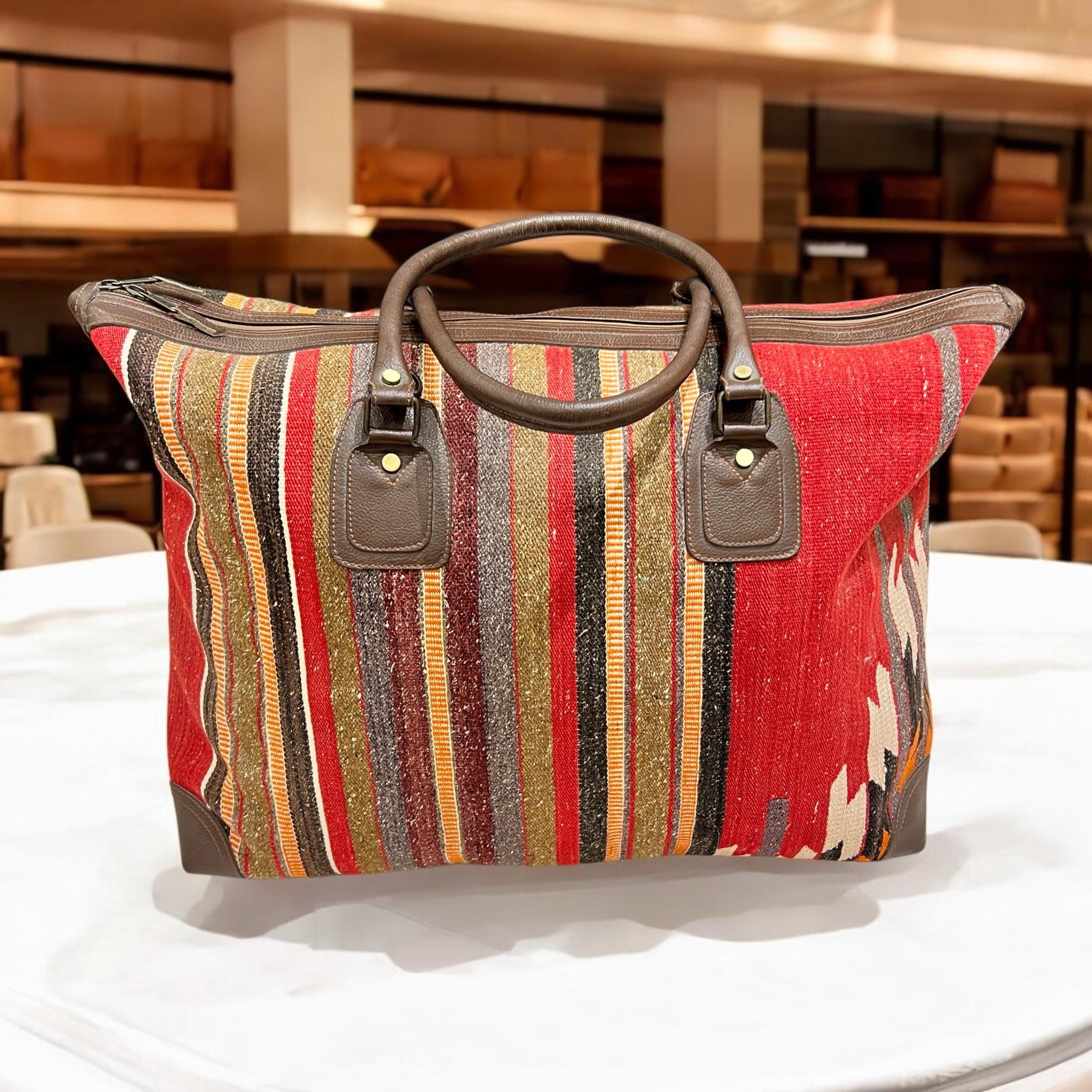 Large Kilim Travel Bag