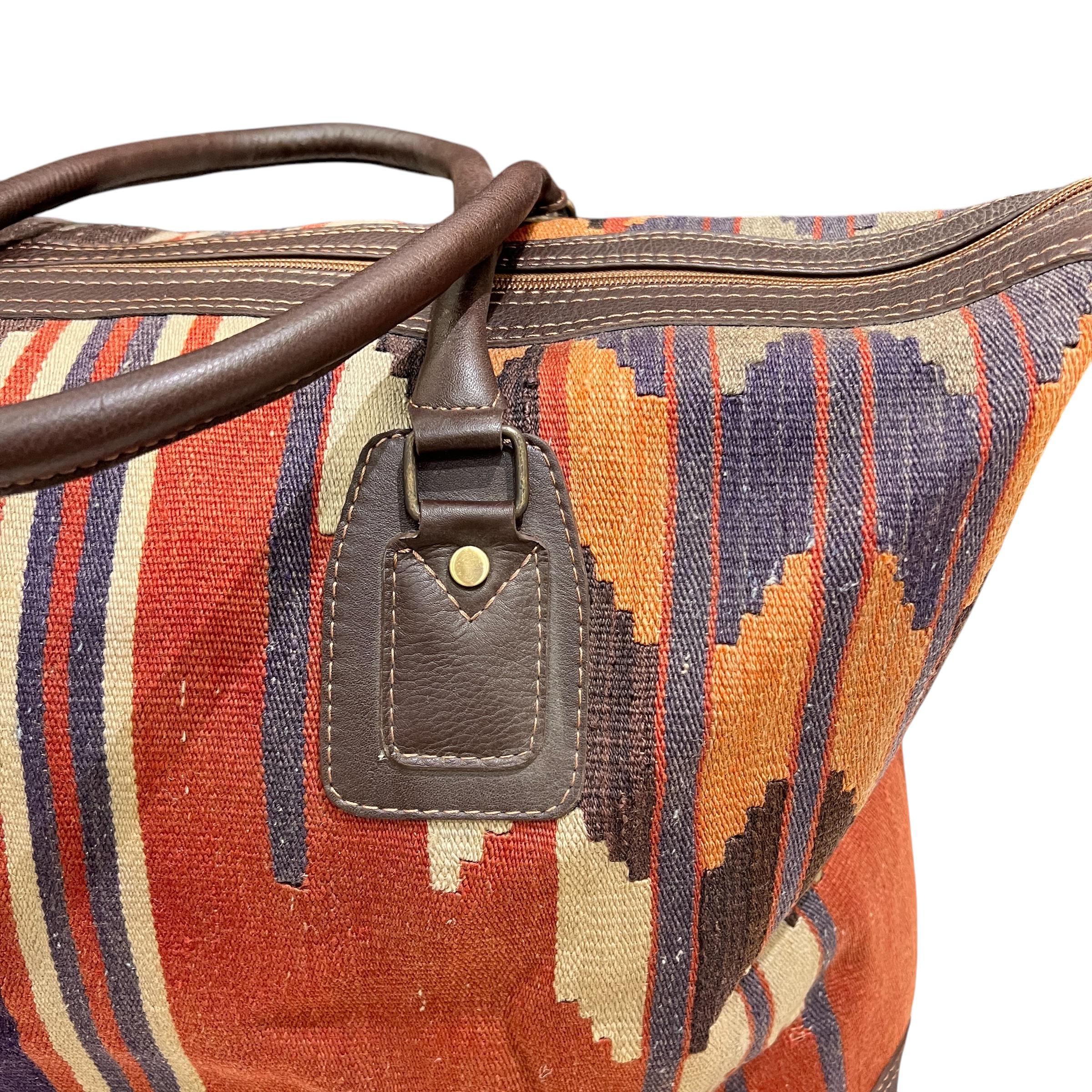 Large Kilim Travel Bag