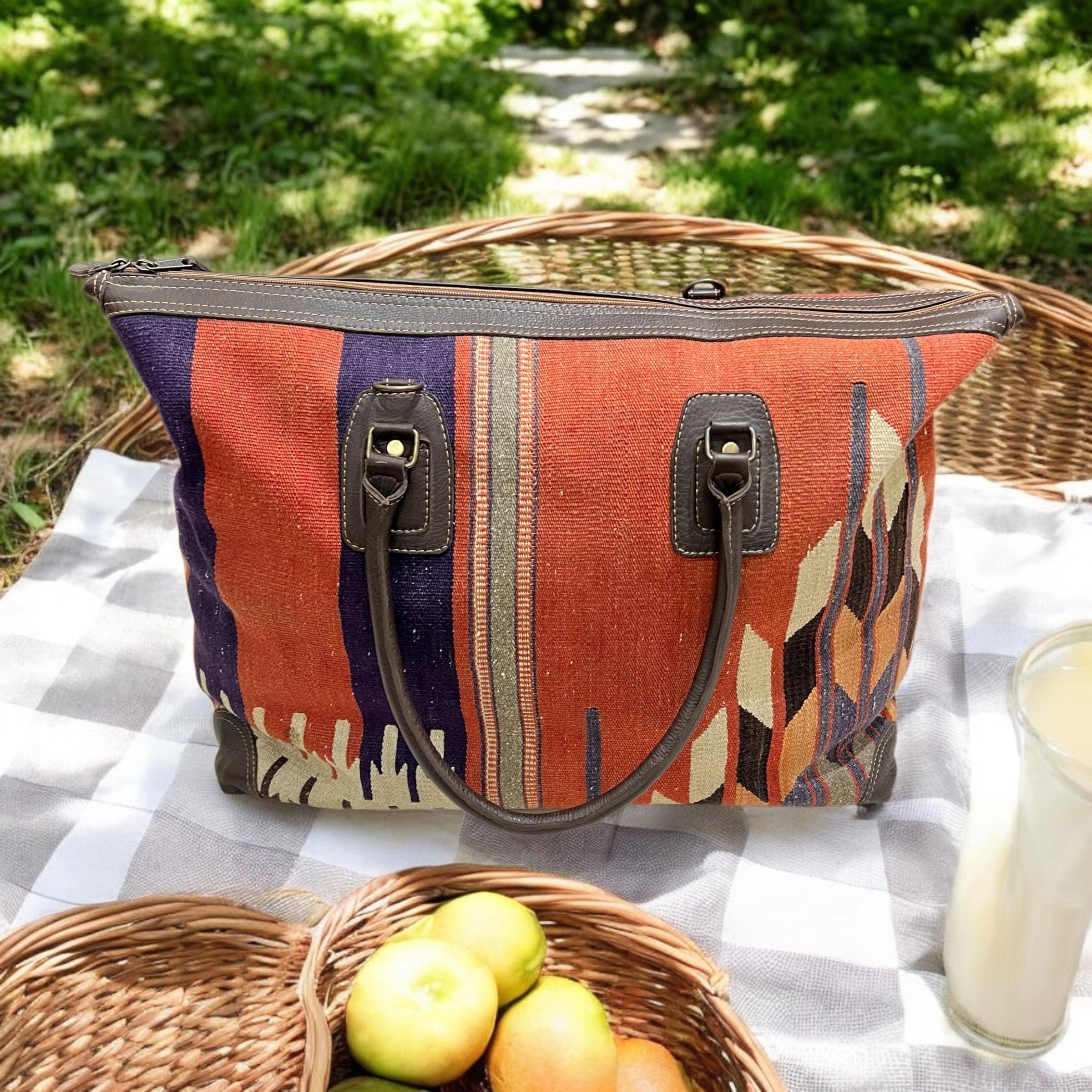 Large Kilim Travel Bag