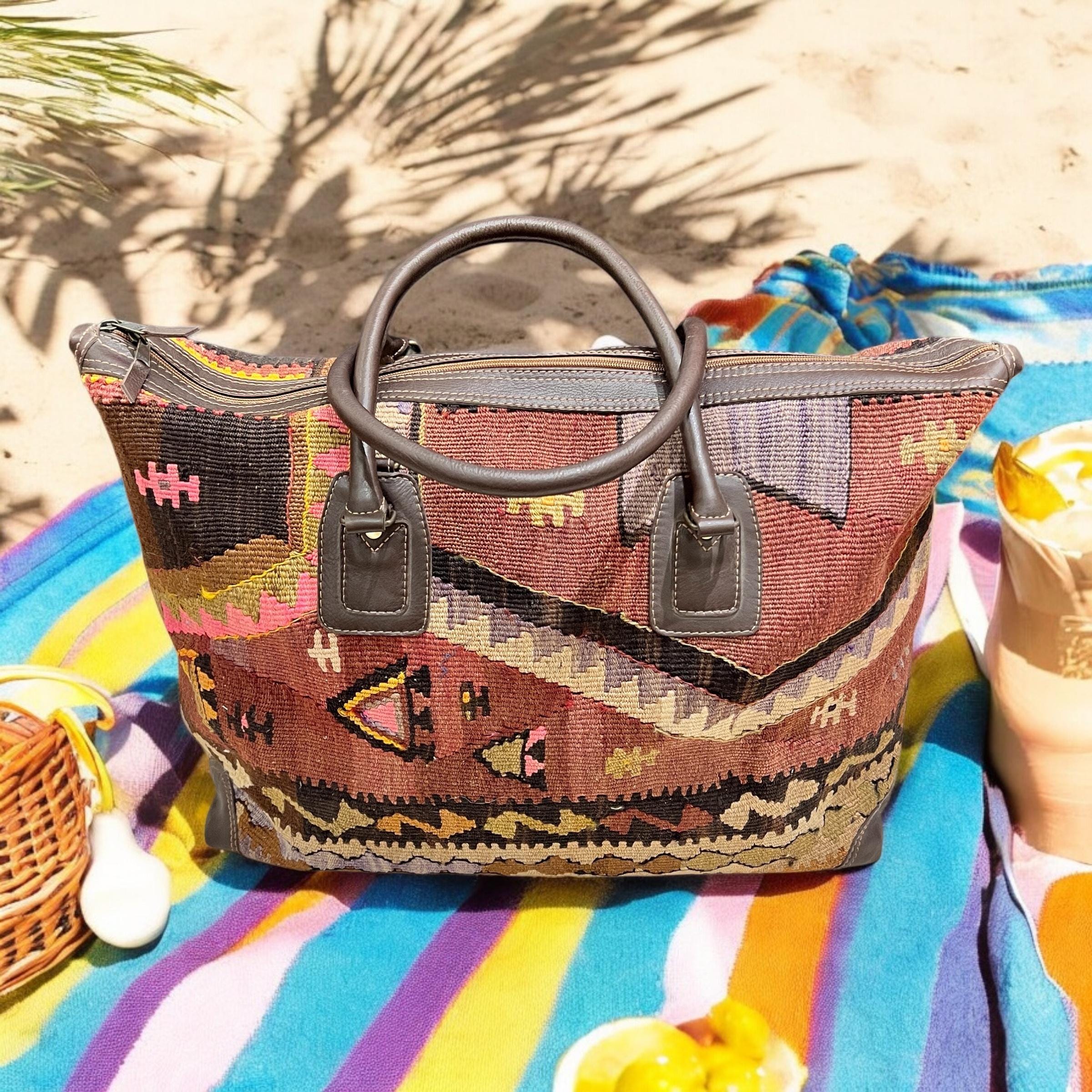 Large Kilim Travel Bag