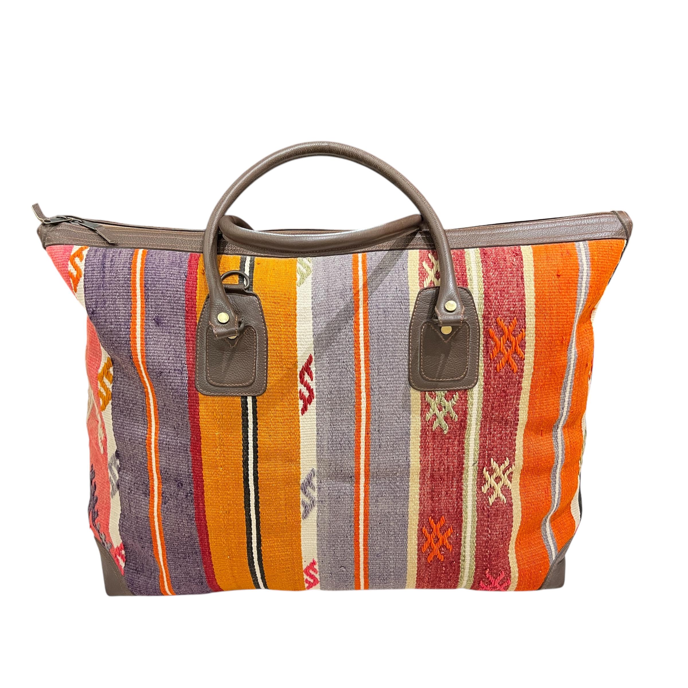Large Kilim Travel Bag