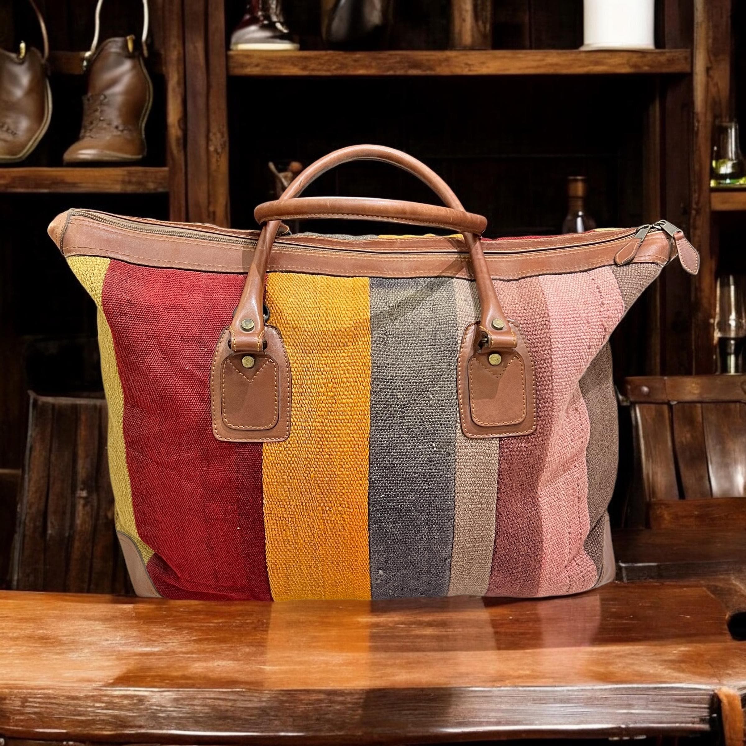 Large Kilim Travel Bag
