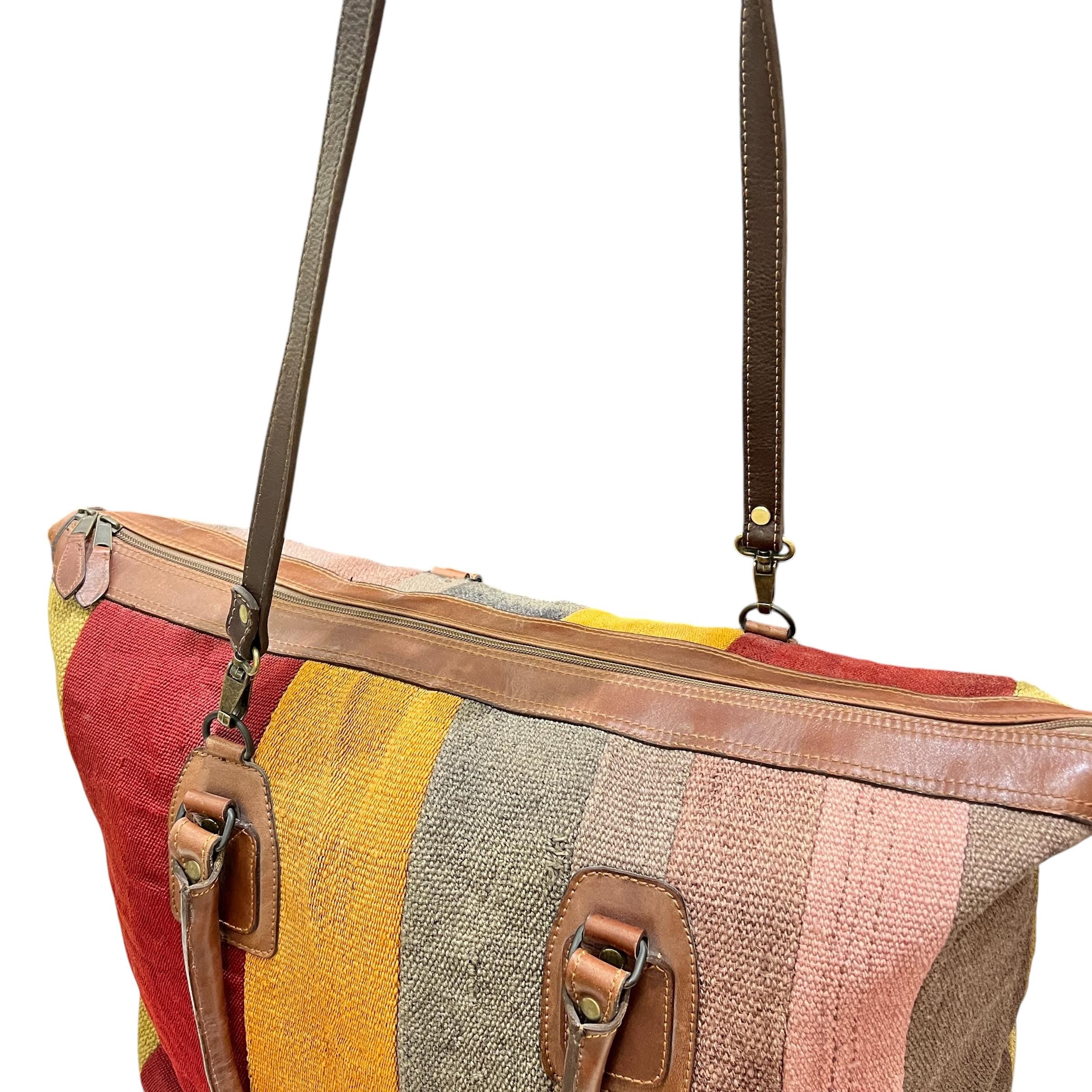 Large Kilim Travel Bag