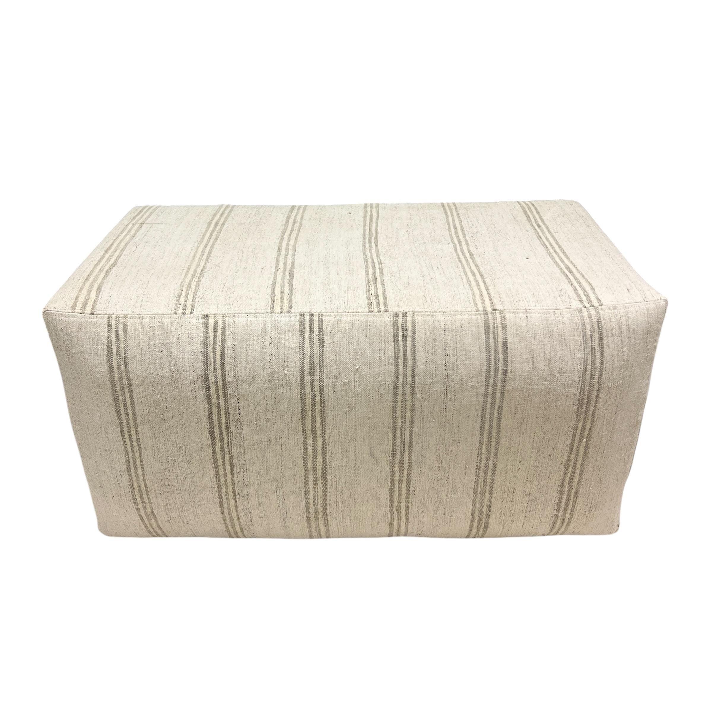 Small Hemp Rectangular Bench